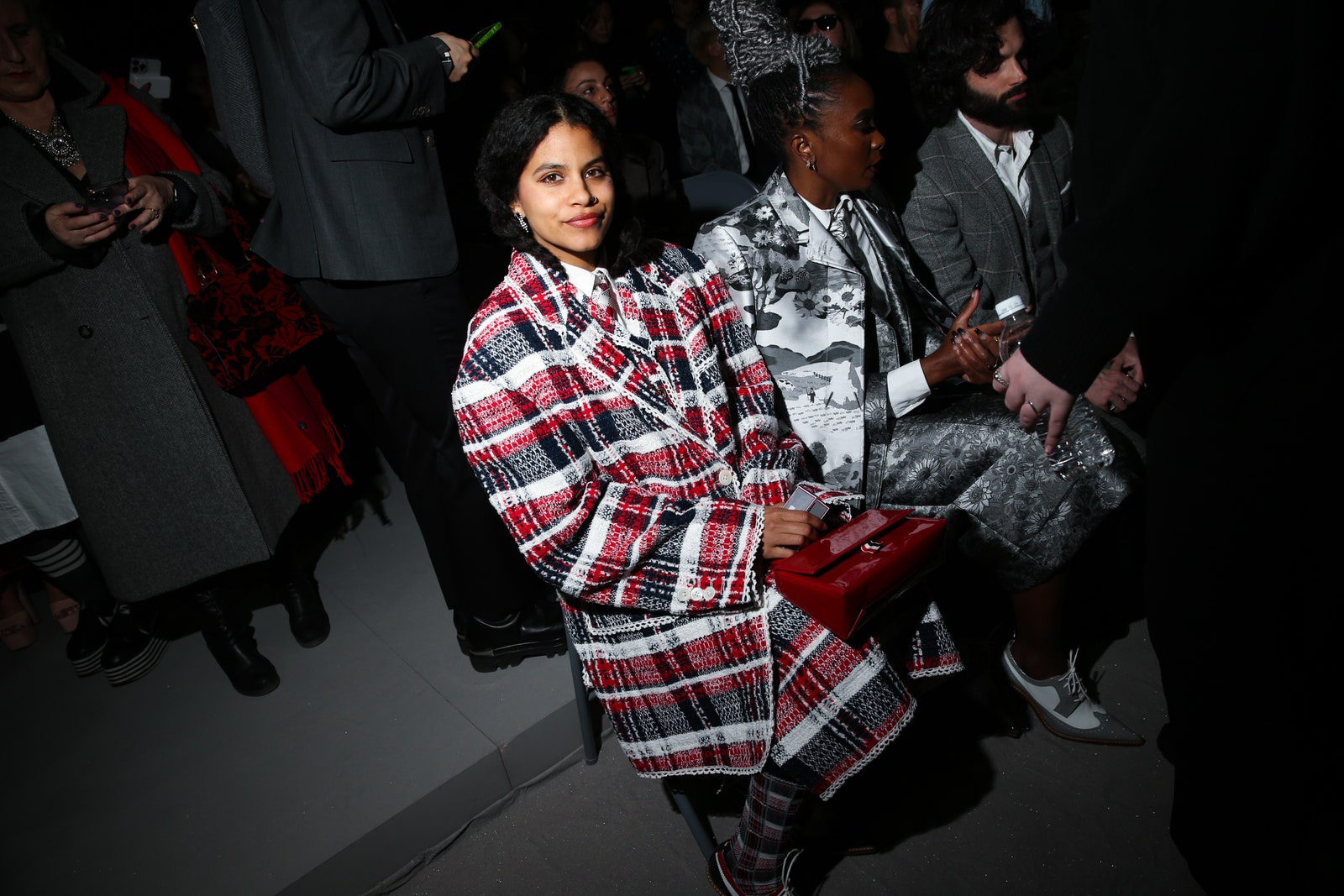Zazie Beetz at Thom Browne