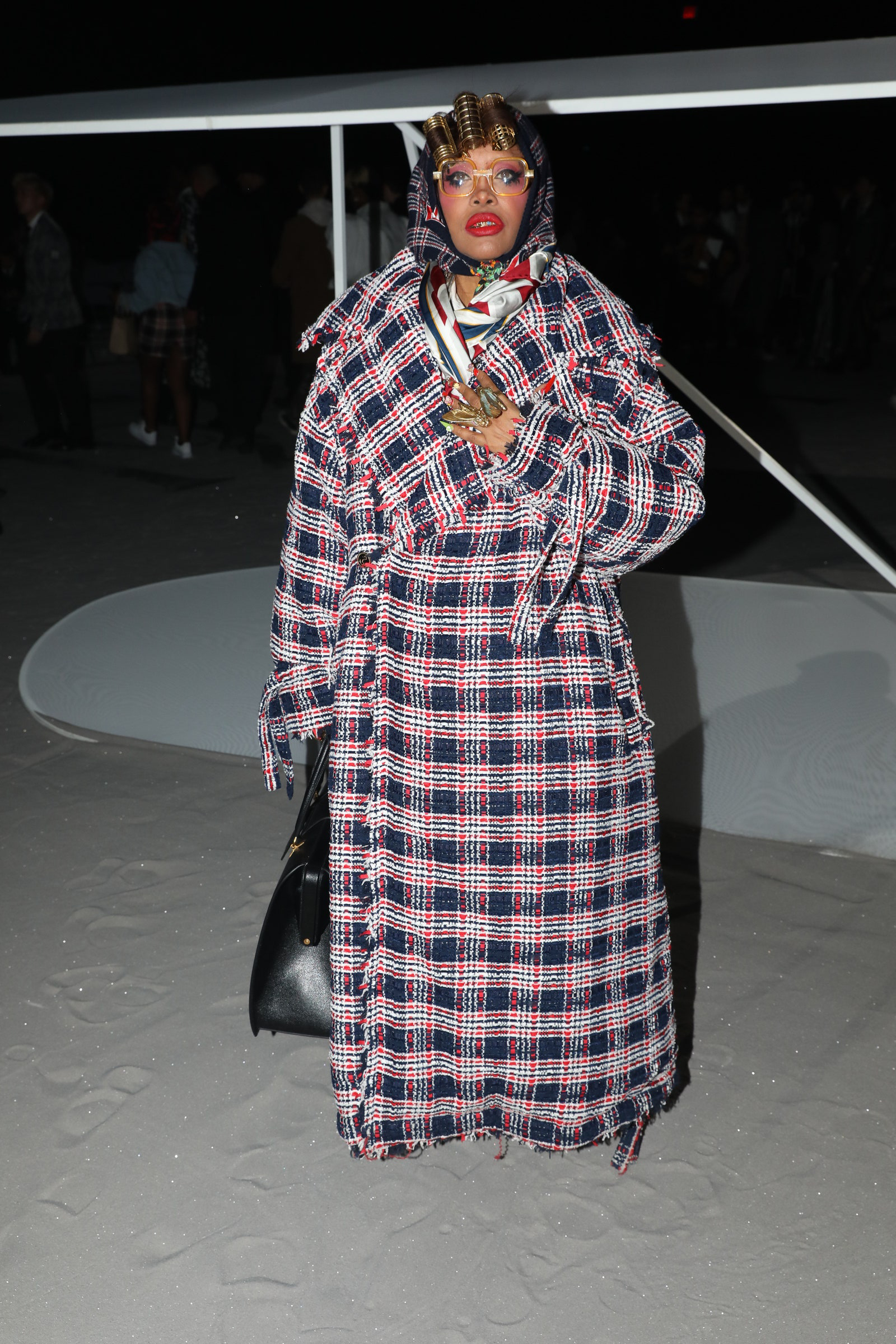 Erykah Badu at Thom Browne