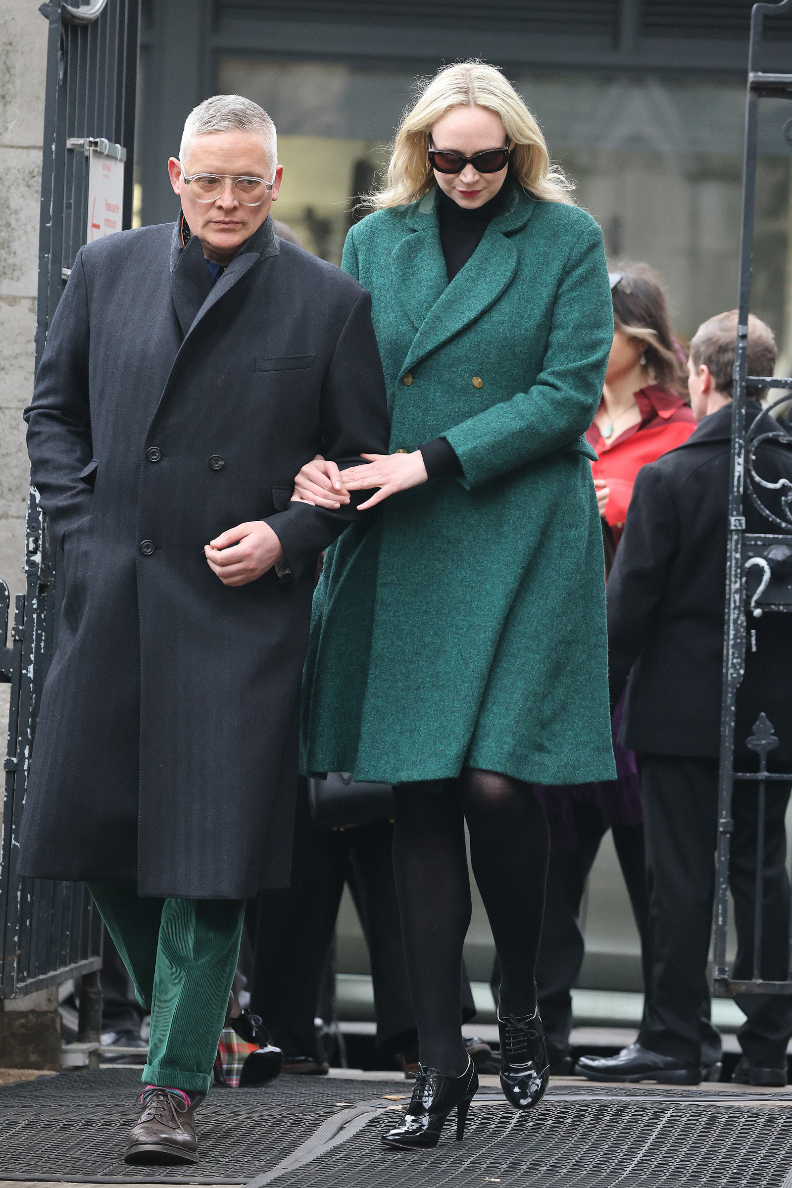 Giles Deacon and Gwendoline Christie