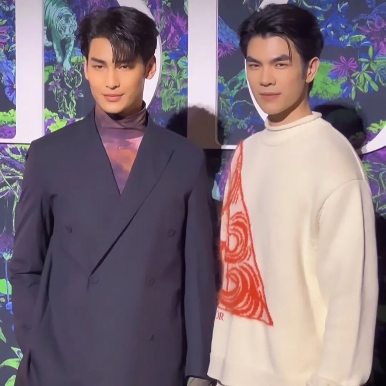 Dior's Fall/Winter 2023 Show In Mumbai Nnattawin and Mile