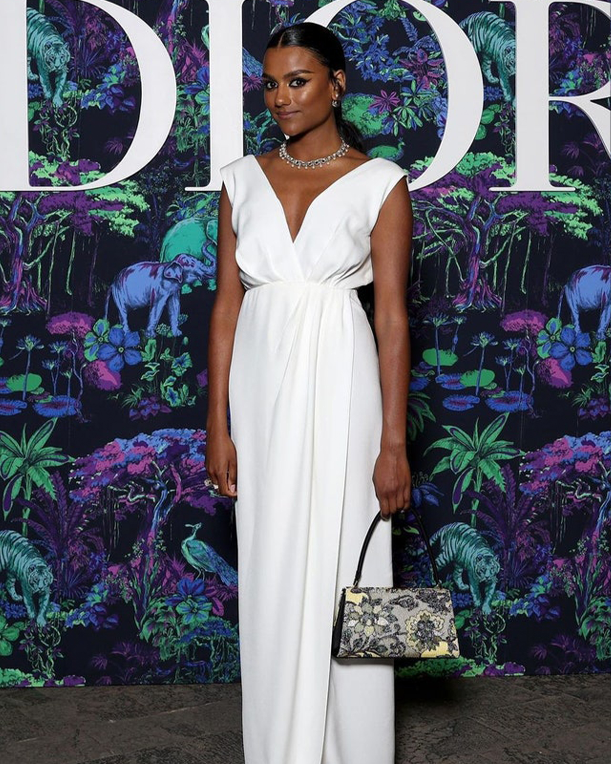 Dior's Fall/Winter 2023 Show In Mumbai Simone Ashley
