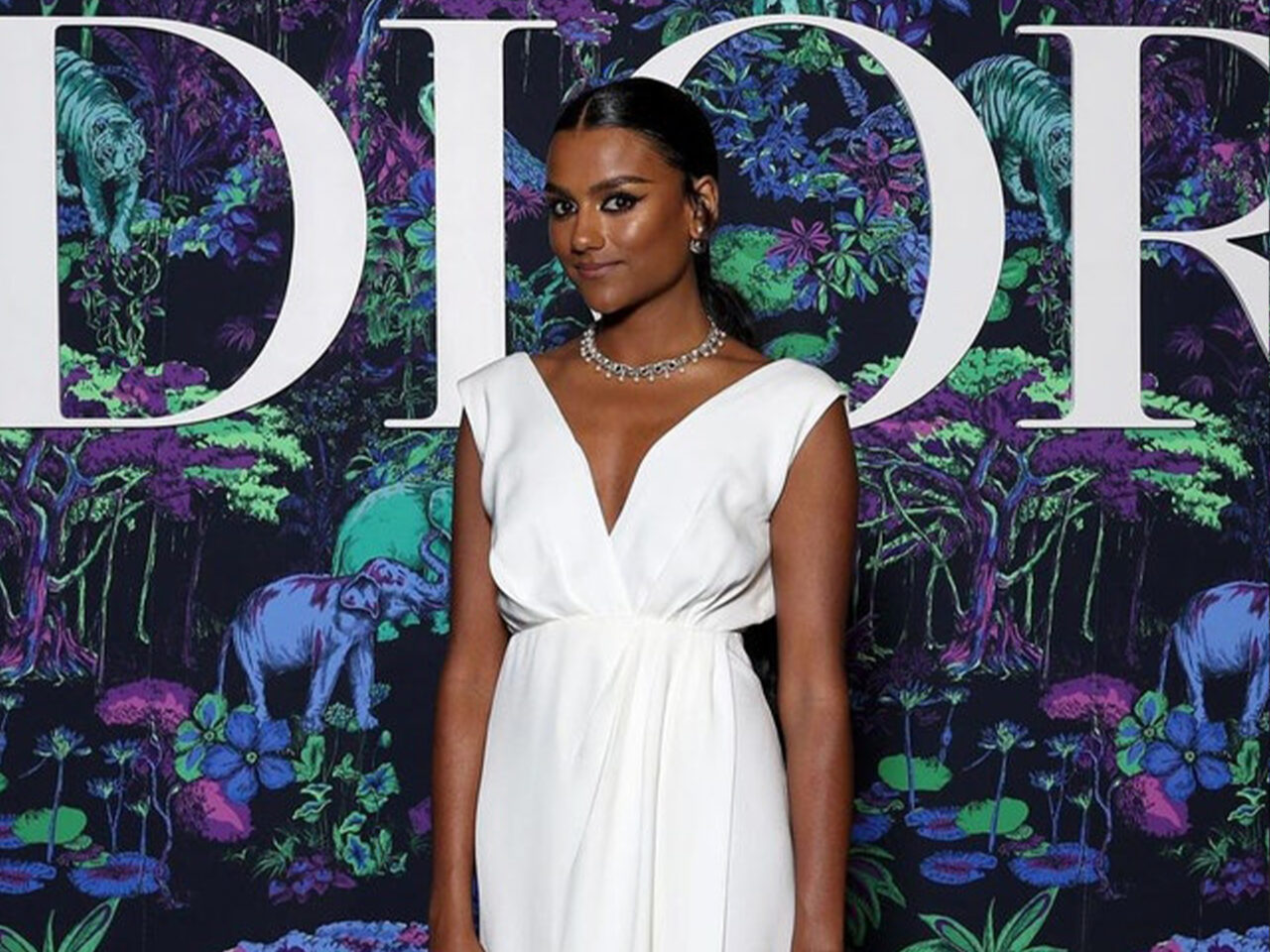 Dior's Fall/Winter 2023 Show In Mumbai Simone Ashley