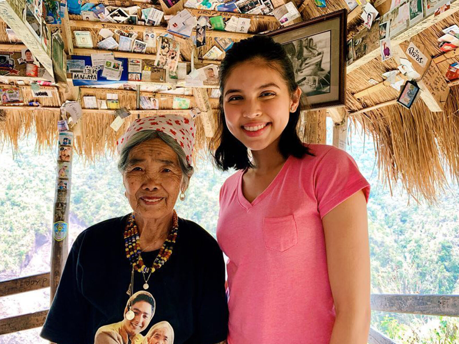 Maine Mendoza and Apo Whang-Od