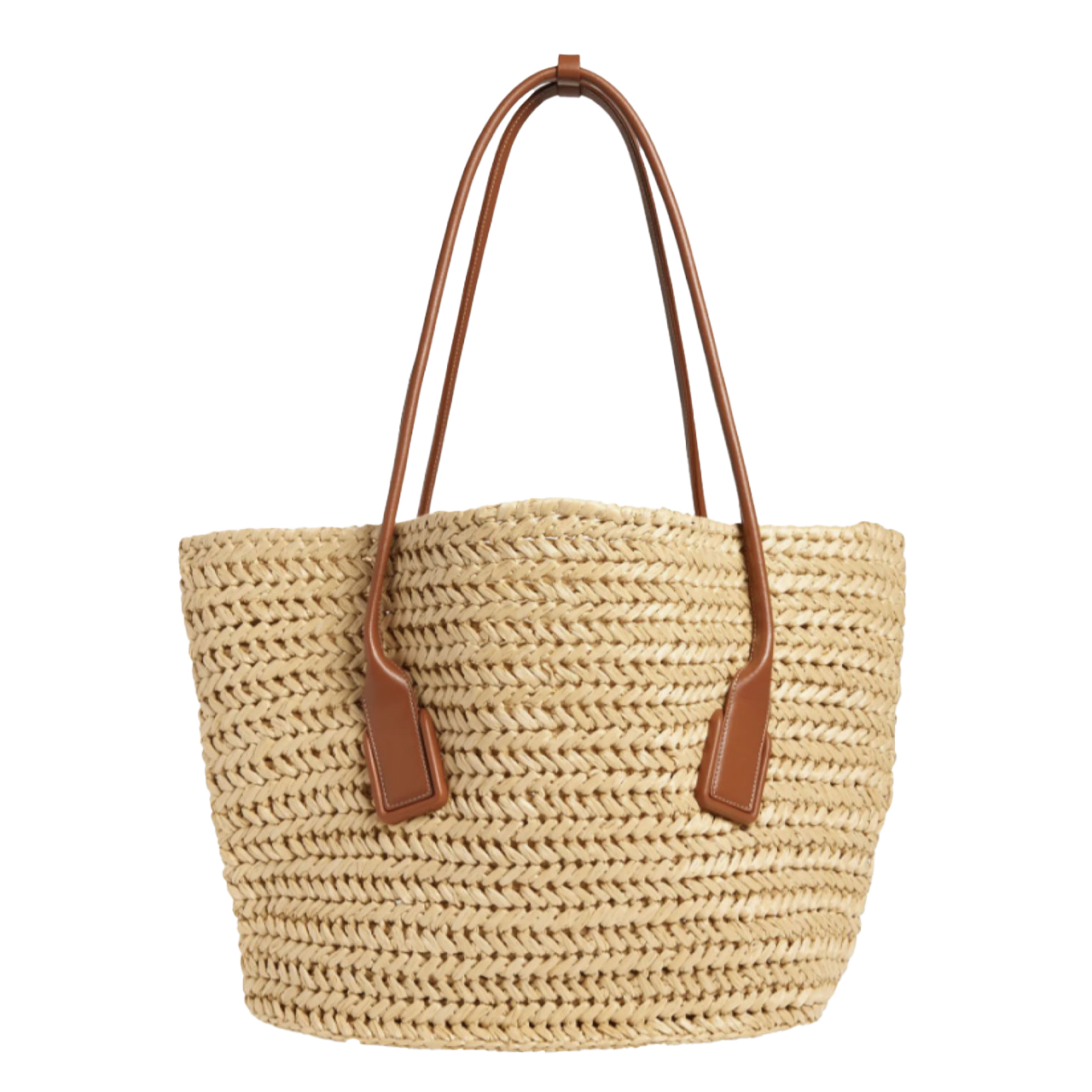 Bottega Veneta medium Arco crochet raffia tote