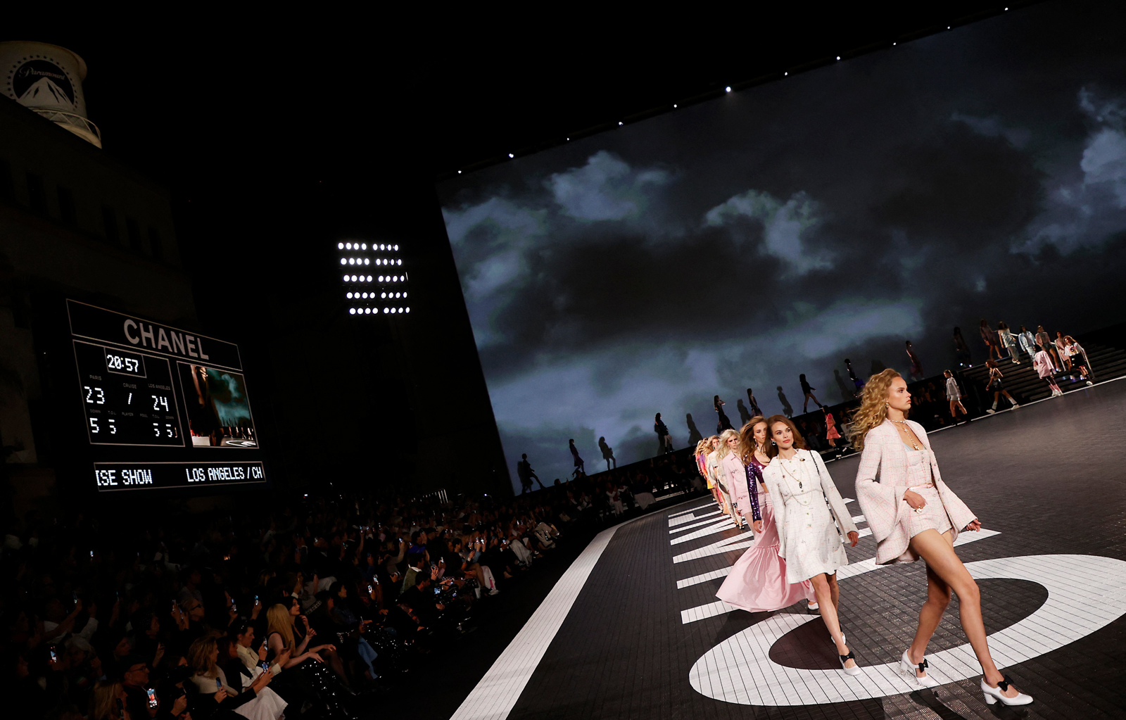 Chanel cinematic cruise show hollywood