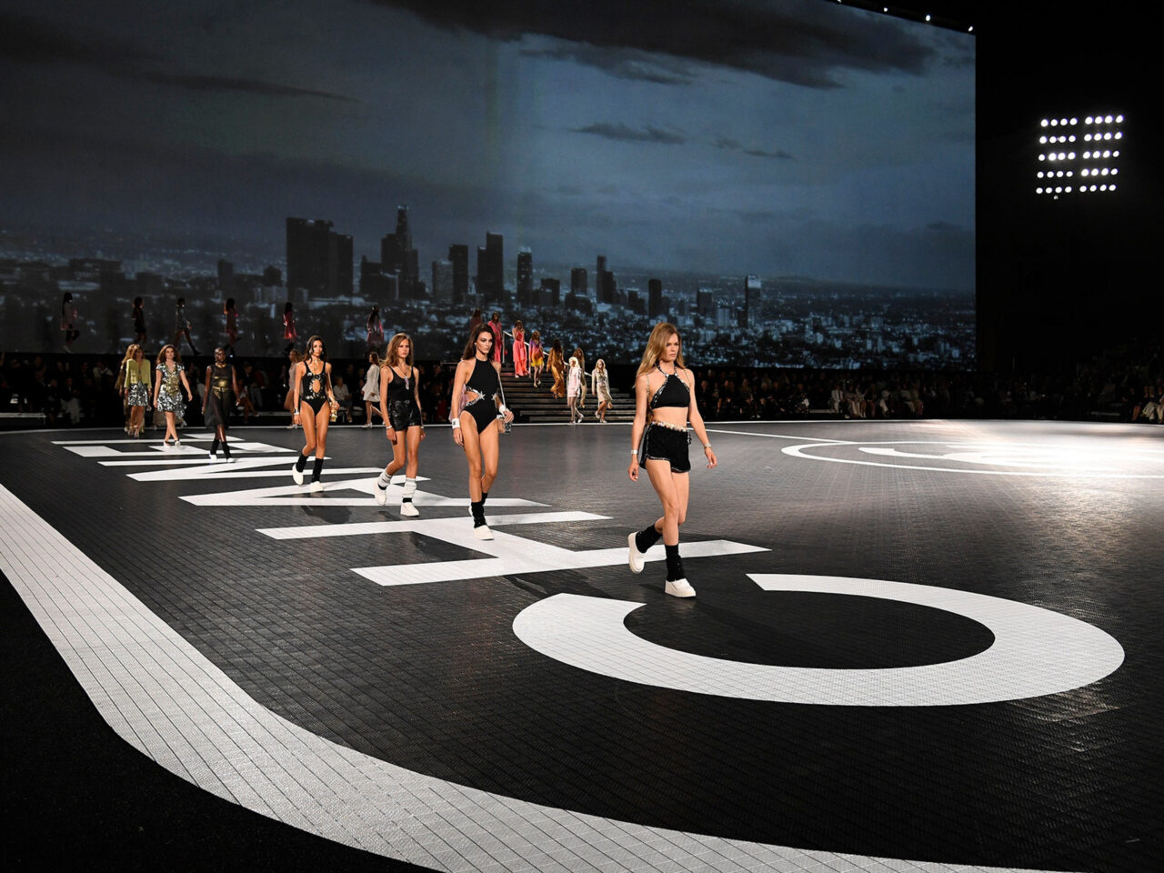 Chanel cinematic cruise show hollywood