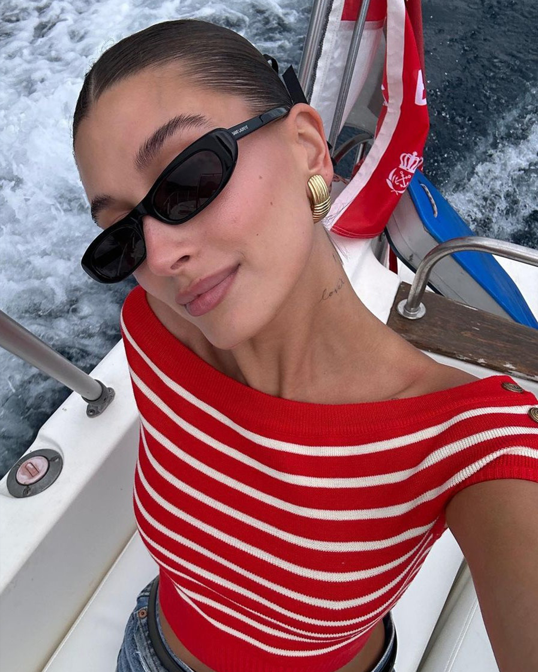 Hailey Bieber South Of France Summer fashion
