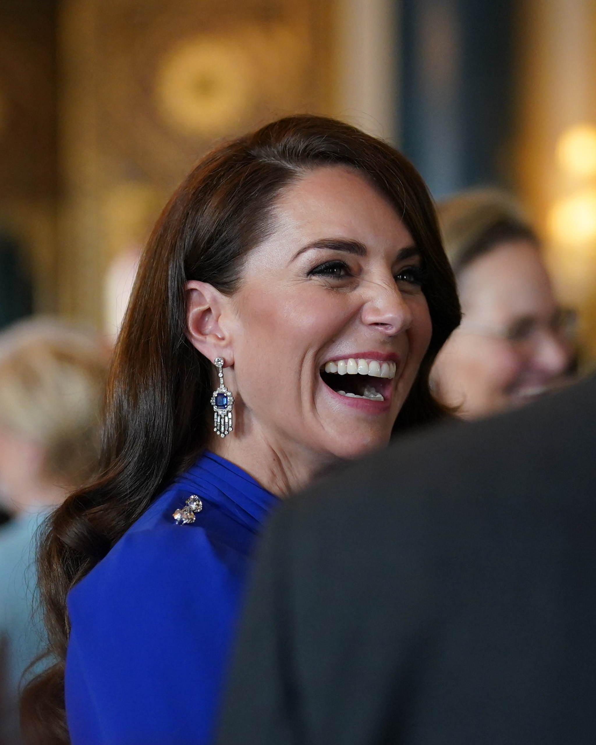 The Princess of Wales Wears Royal Blue Ahead of the Coronation