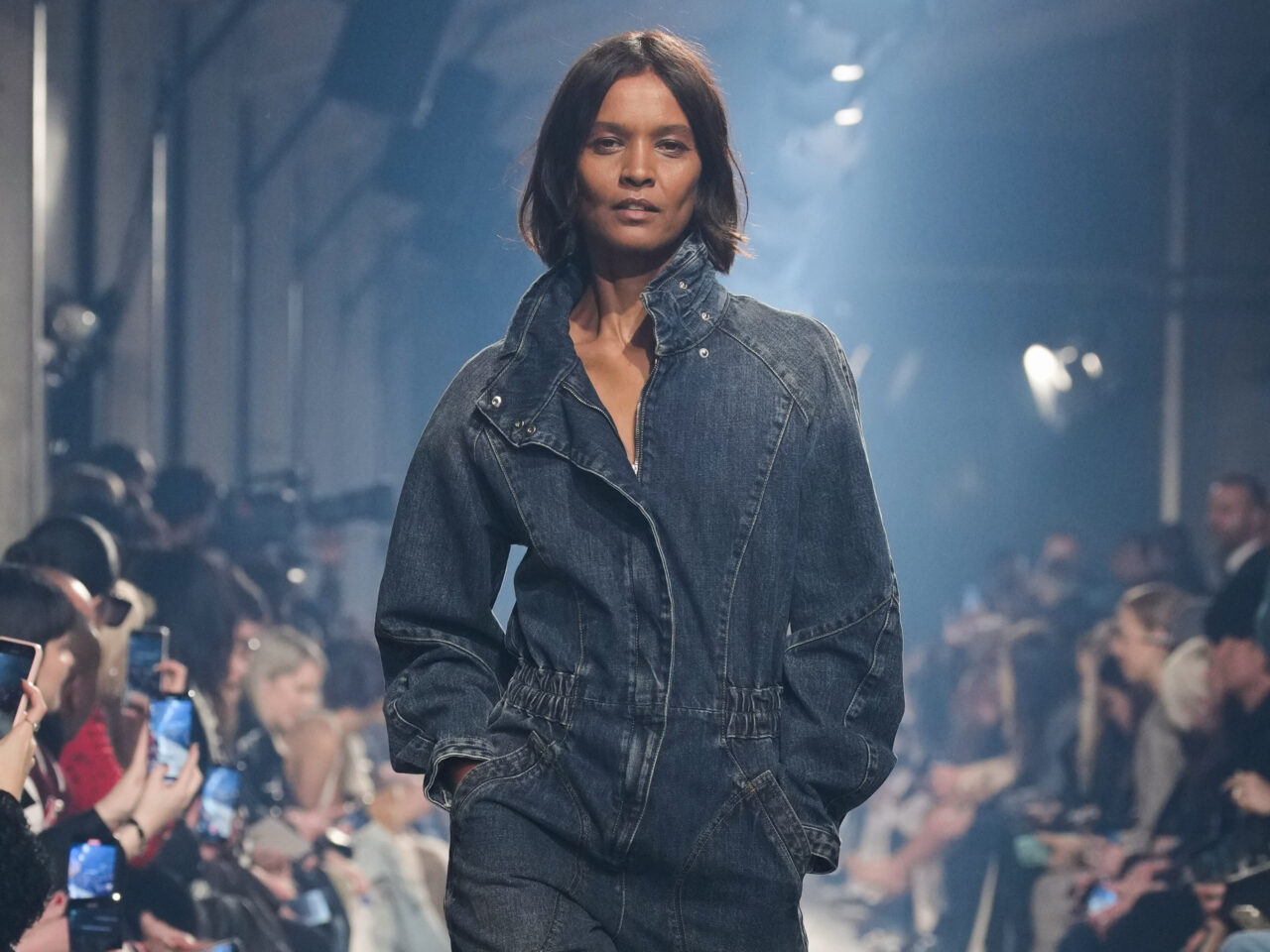 Delfine Bafort at Proenza Schouler, Liya Kebede at Isabel Marant, and Maggie Rizer