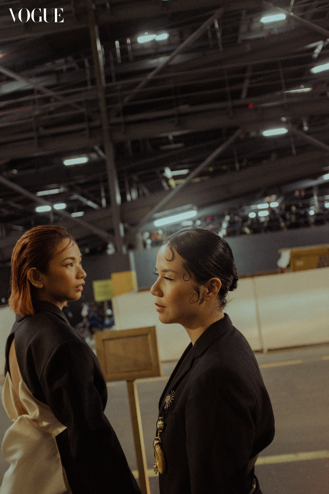 MJ Benitez and Andrea Ang In Vogue Philippines Young Blood Party