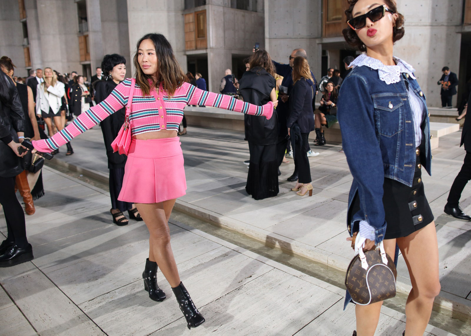 By the resort 2023 season, hot pink has made its way around the world. San Diego, resort 2023 Photographed by Phil Oh