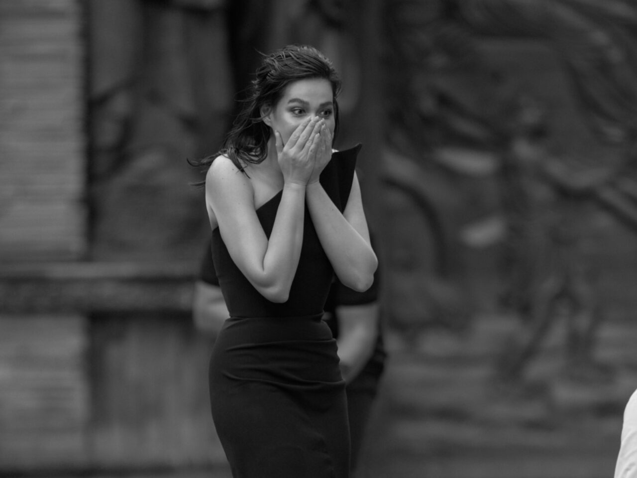 Bea Alonzo with a shocked face