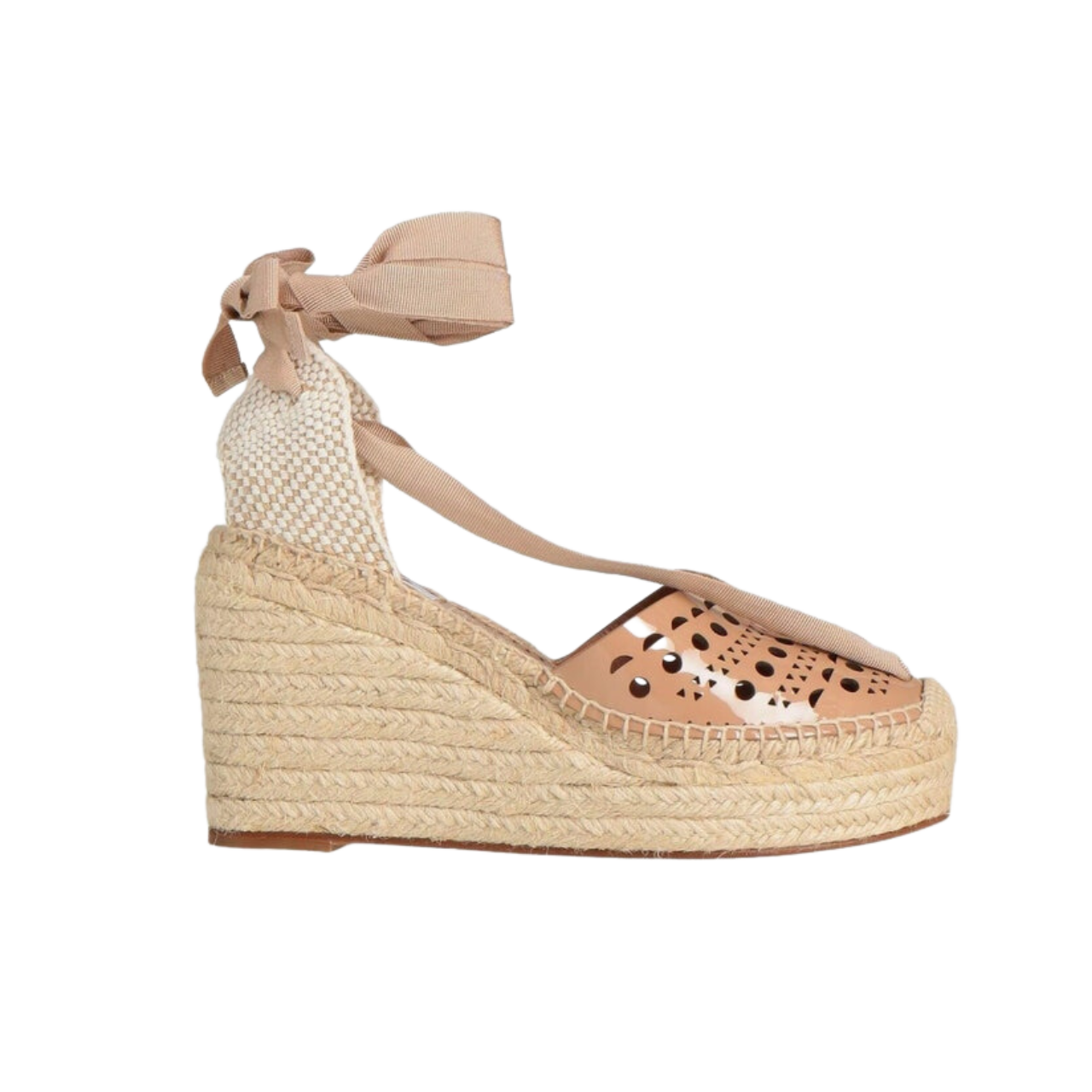Alaïa laser-cut espadrille wedges