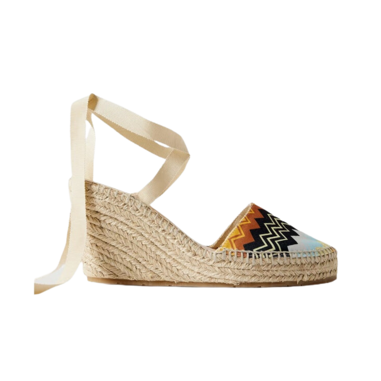 Missoni printed canvas wedge espadrilles