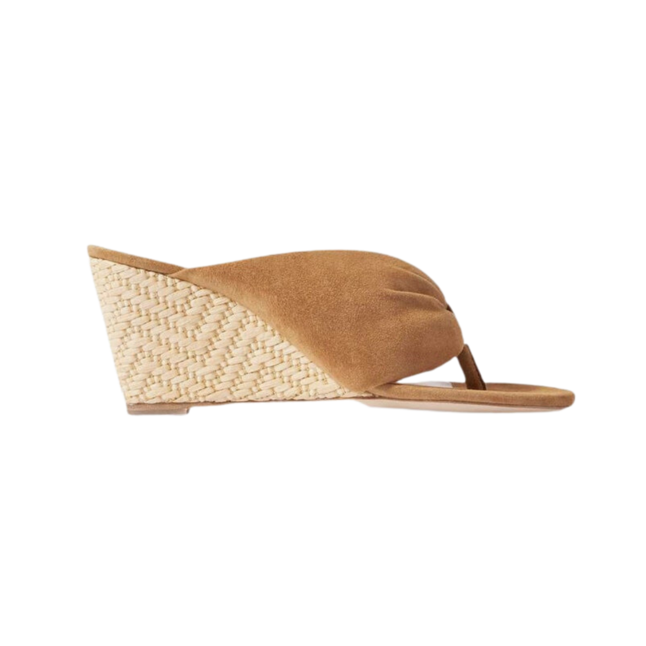 Staud Dahlia suede espadrille wedge sandals