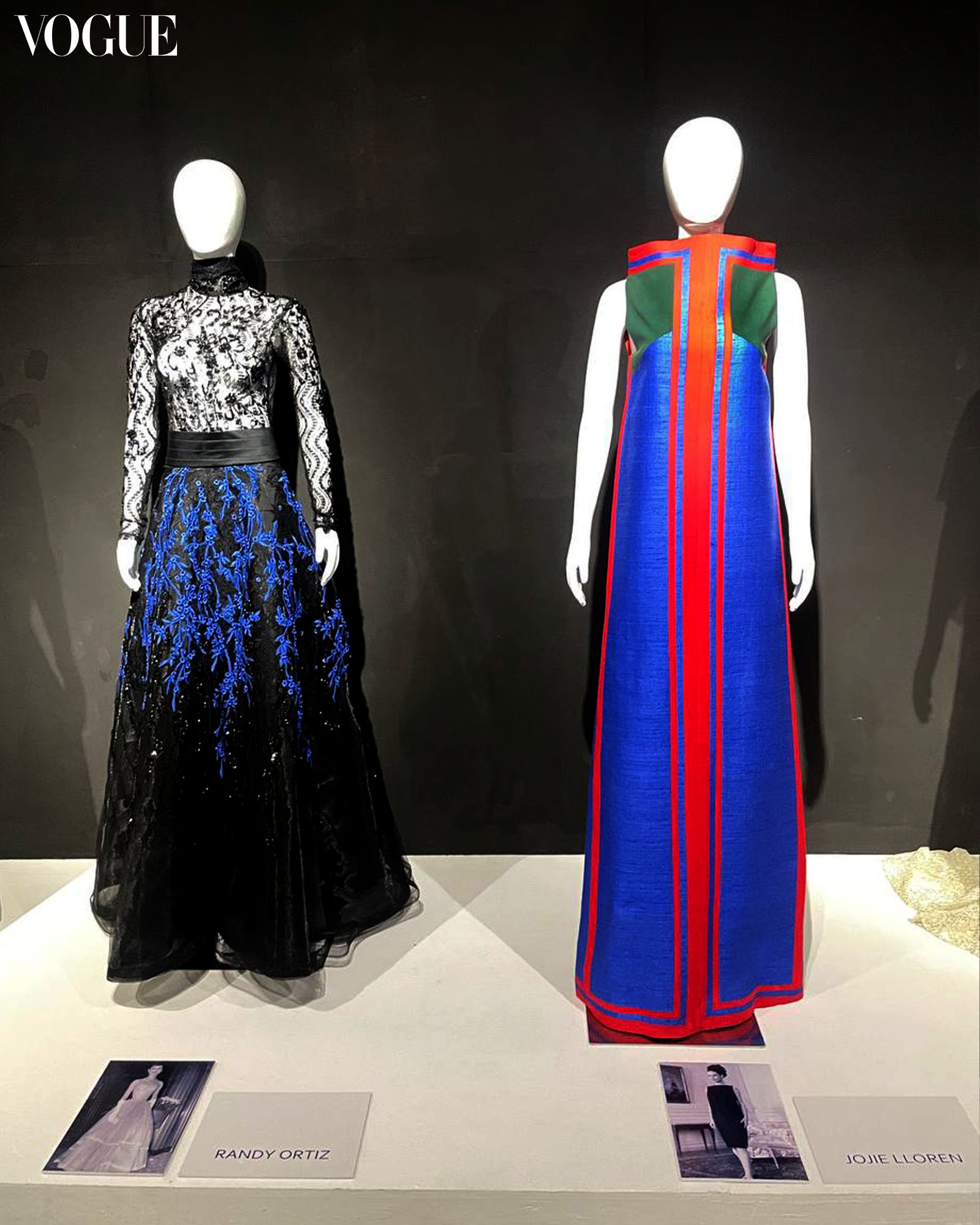 An Audrey Hepburn-inspired dress by Randy Ortiz and Jojie Lloren