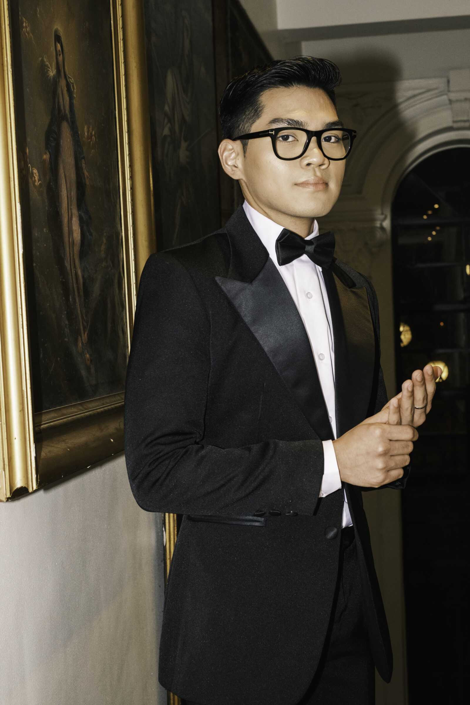 Chris Nick at the Galaxy x Thom Browne Pre-launch event