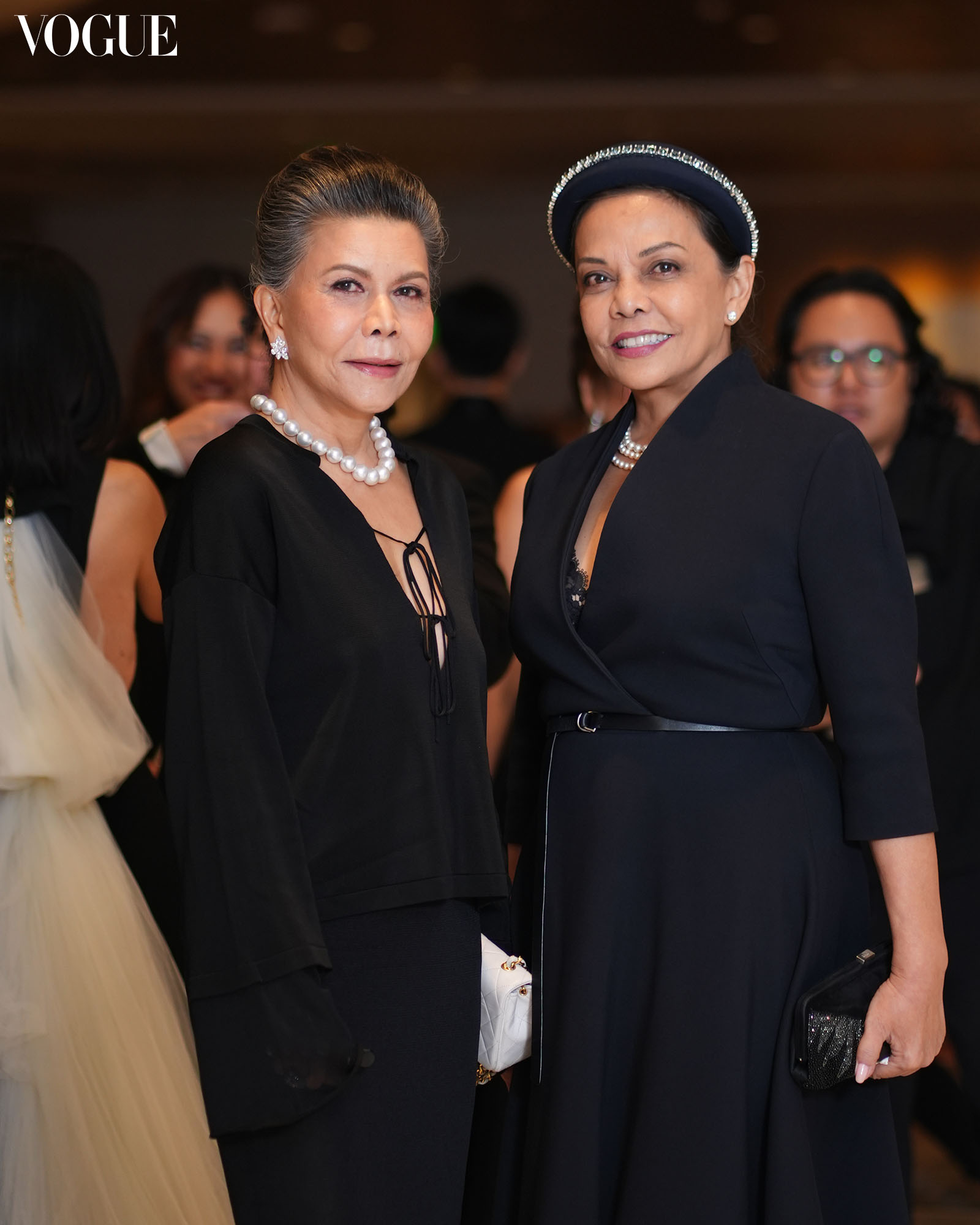 Doody Tuason posing at the photo wall at the Vogue Philippines Gala 2023