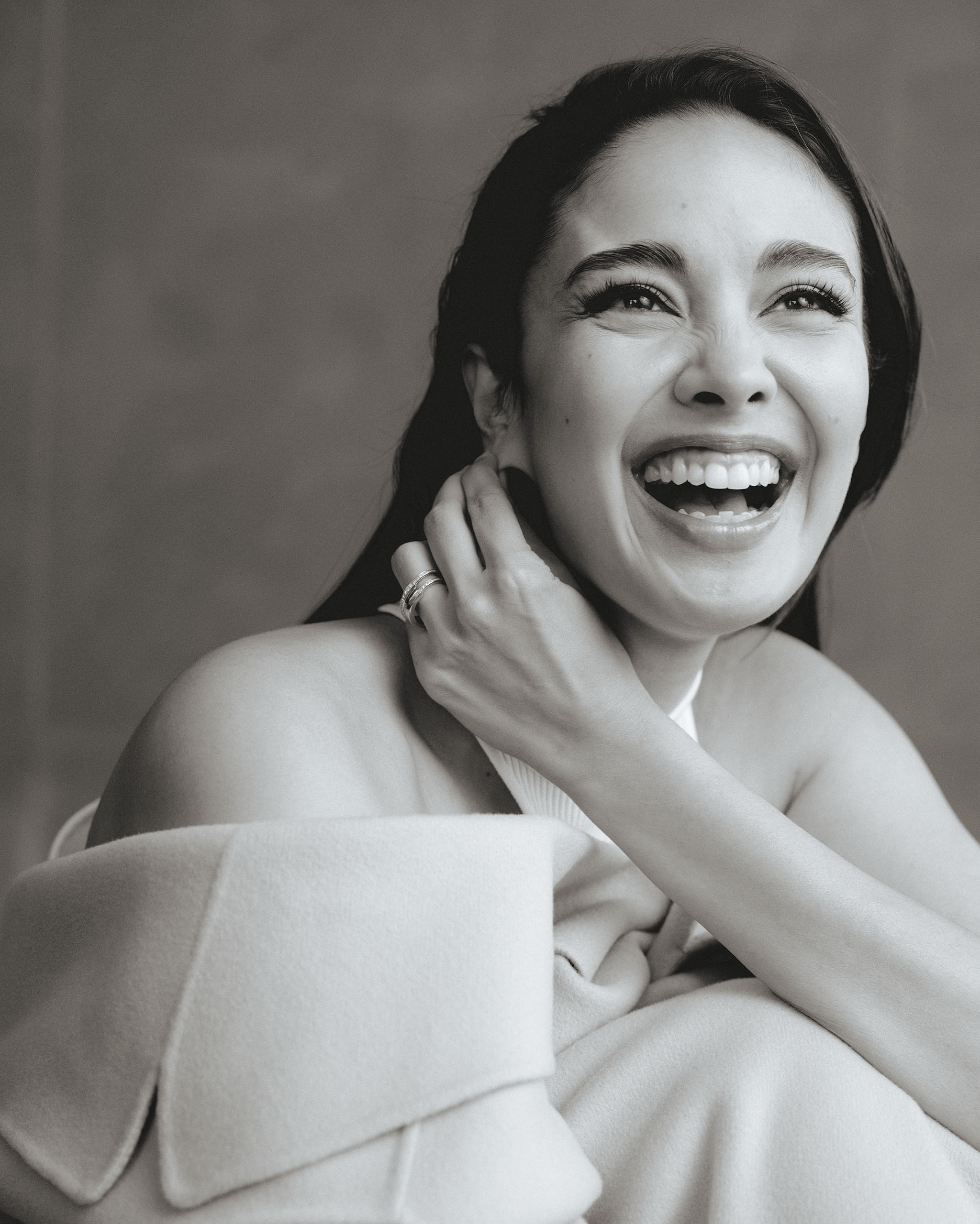 Megan Young laughing