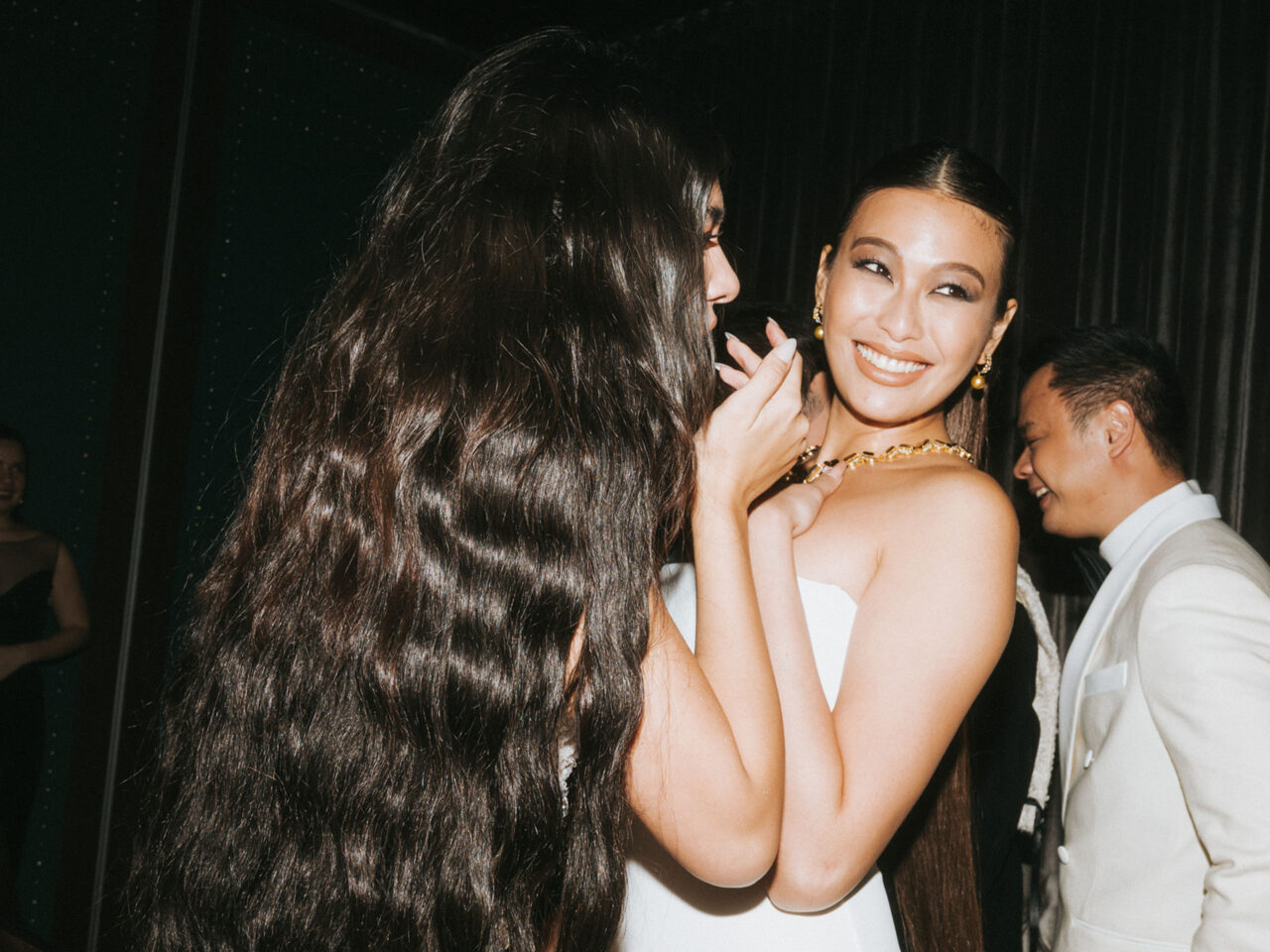 Michelle Dee and Sam Prinster at the Vogue Philippines Gala Afterparty