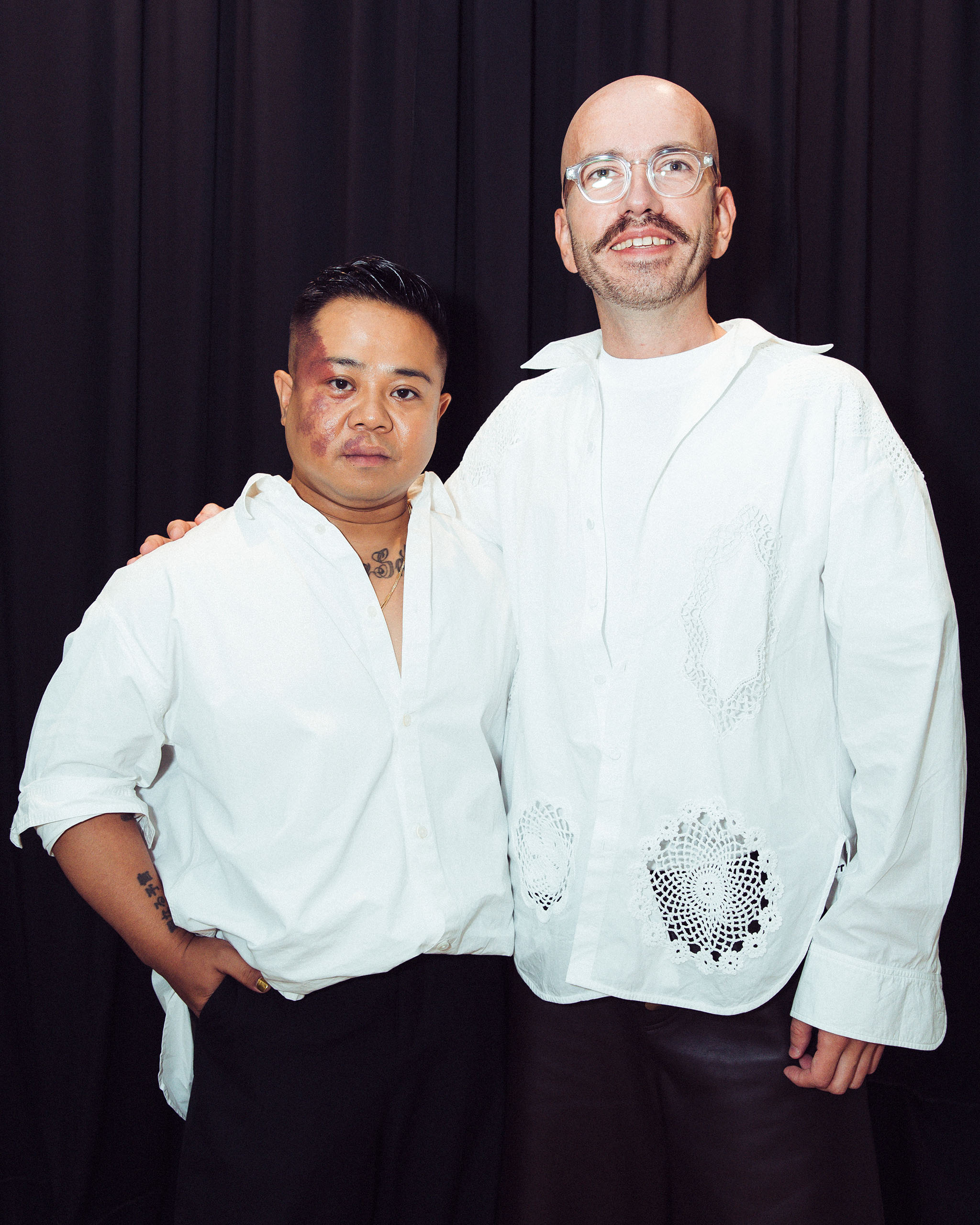 Watch Norman De Vera and Peter Movrin Prepare For AZ Factory’s SS24 Runway Show