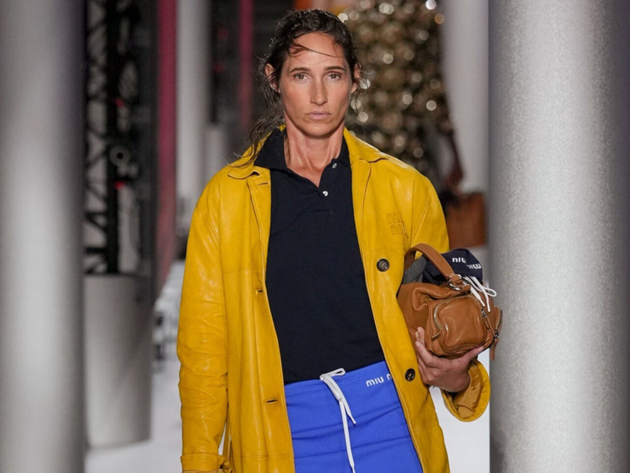 The Original Miu Miu Cool Girl Rosemary Ferguson Had A Homecoming On The Runway In Paris