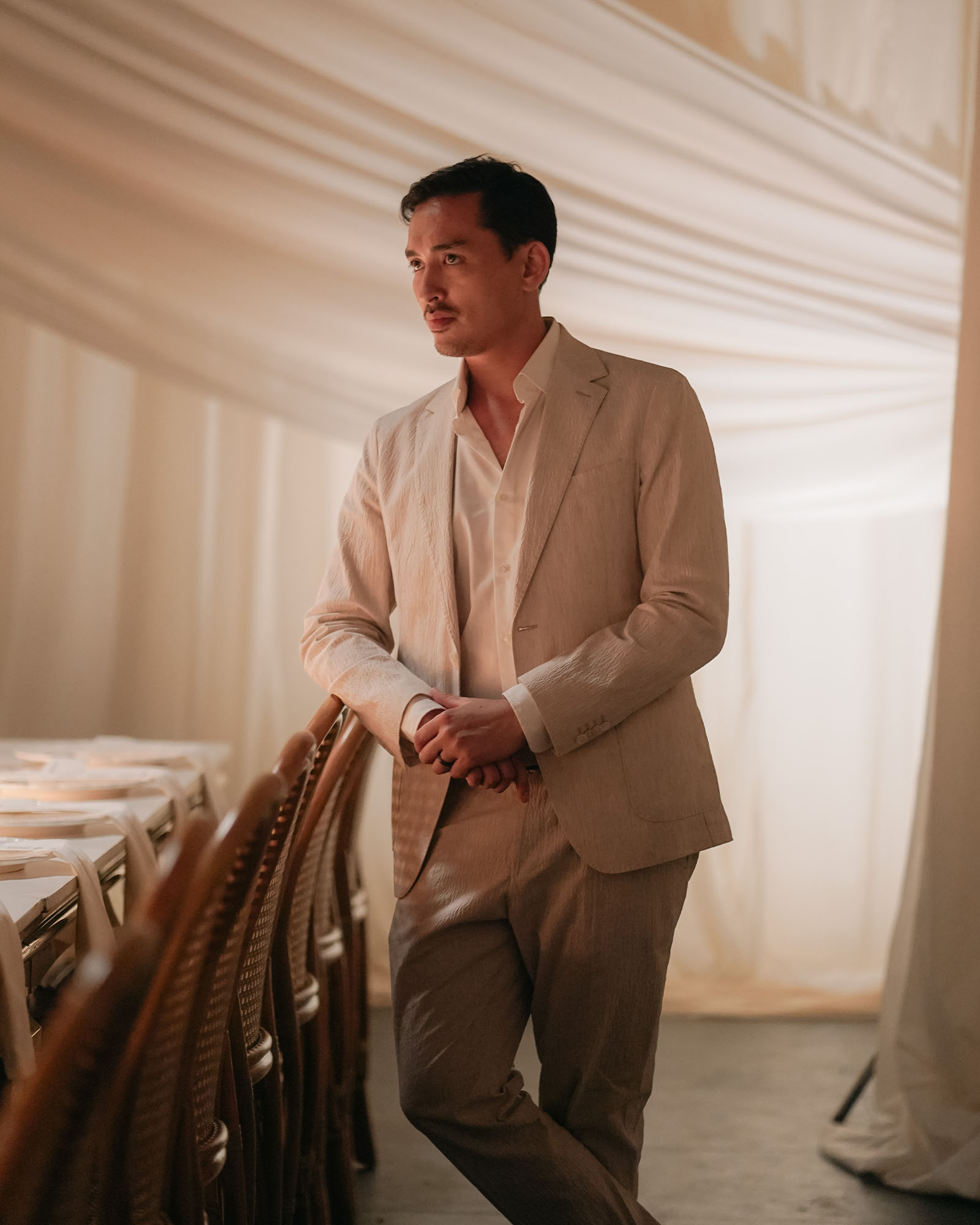 Christophe Bariou at the launch of Maison Bukana Wines.