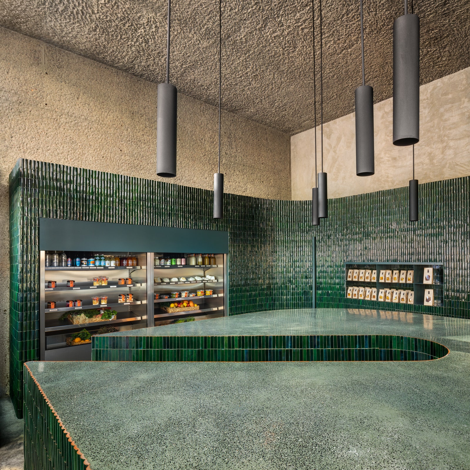 The Frida Escobedo–designed Niddo Café. Photo: Rafael Gamo