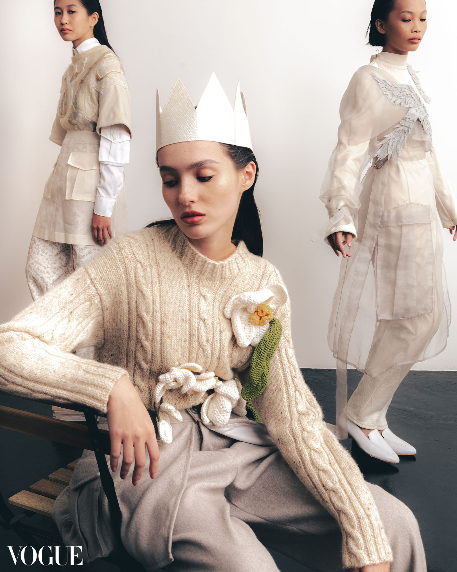 Jann Bngcaras’ sustainable fashion designs.