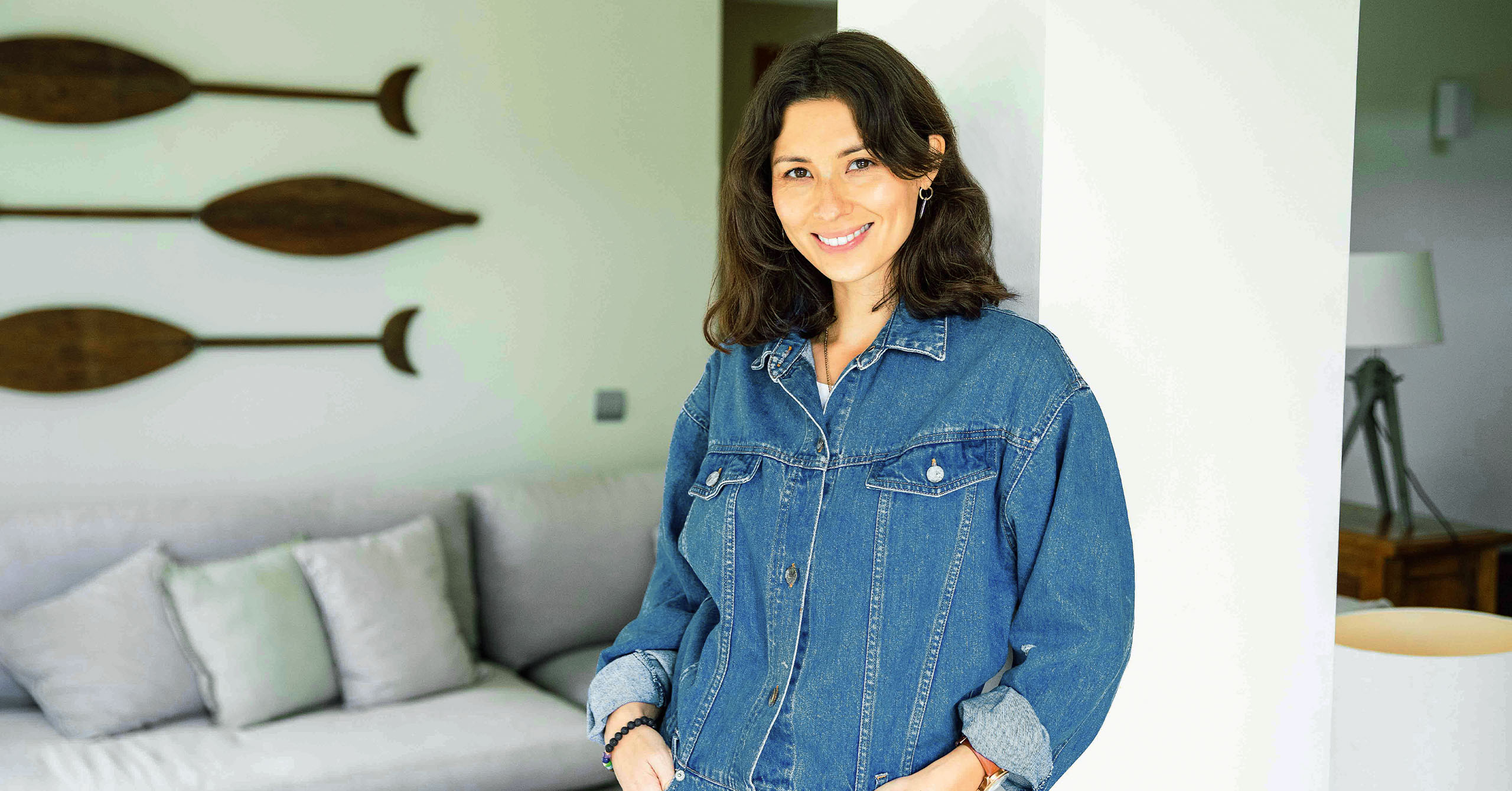 Jasmine Hemsley smiling