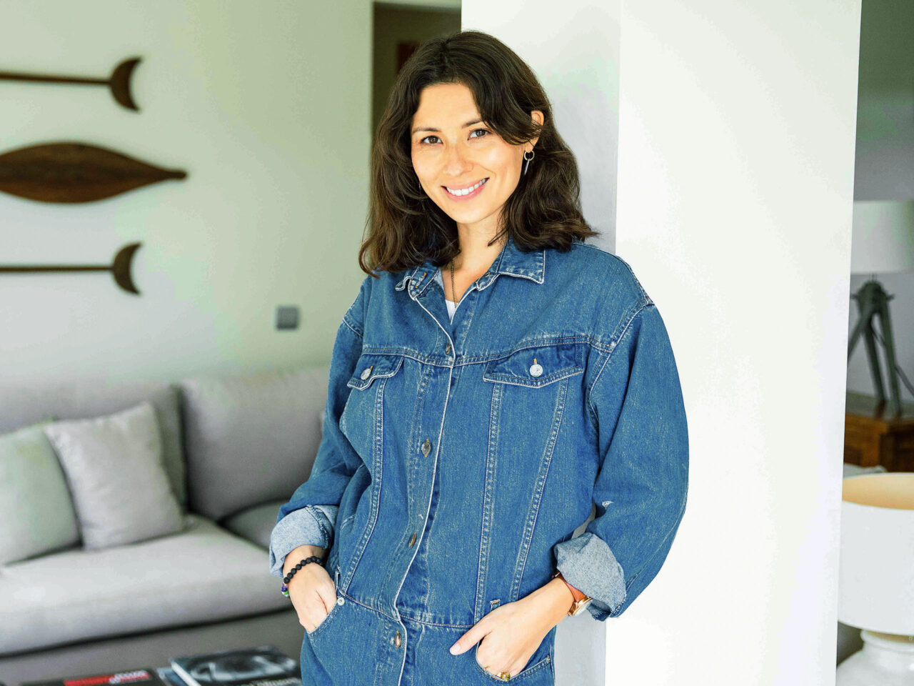 Jasmine Hemsley smiling