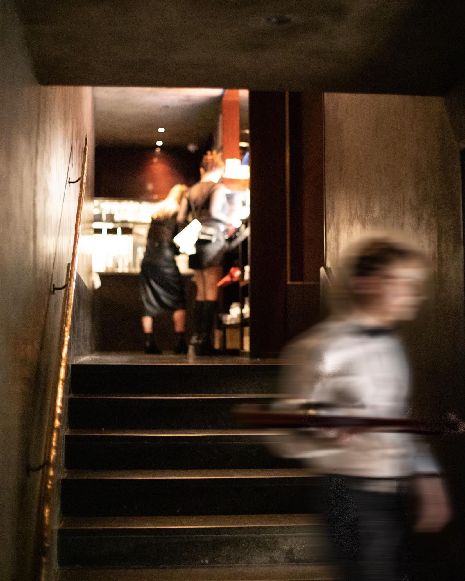 A busy night in La Société in Paris.