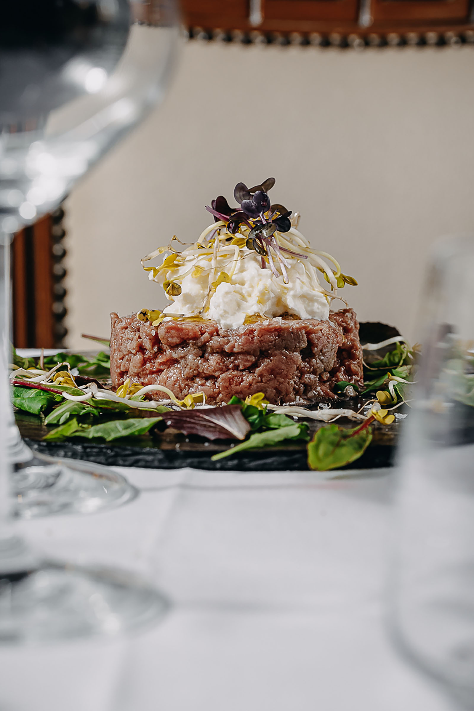 Authentic Italian cuisine dish at Osteria Angelino dal 1899