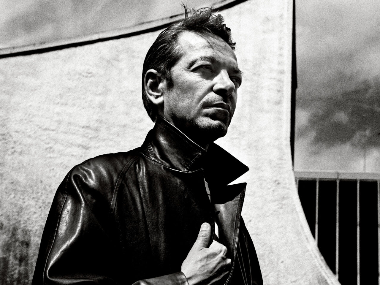 Black and white photo of Pieter Mulier