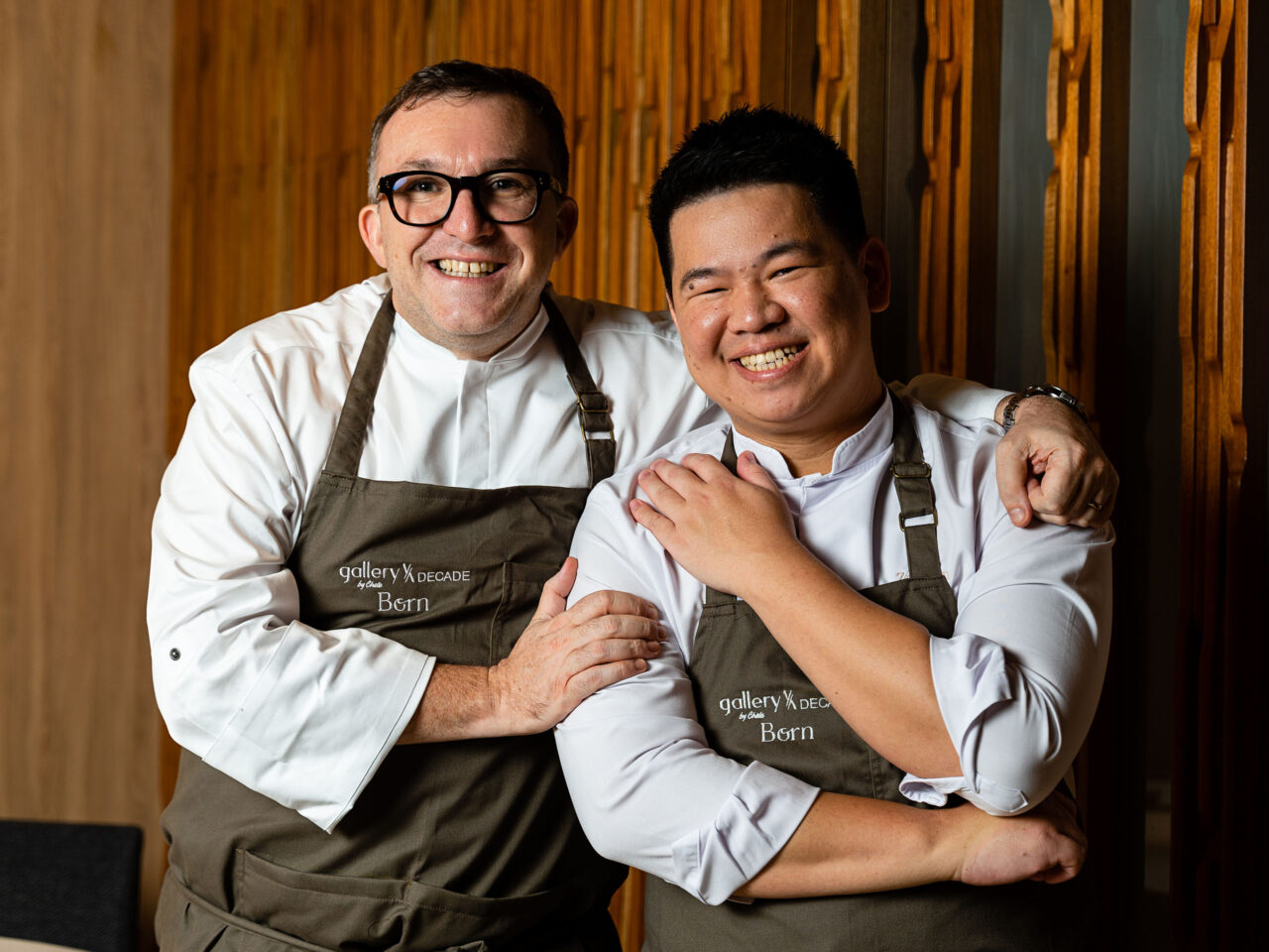 Chef Chele Gonzalez and chef Zor Tan