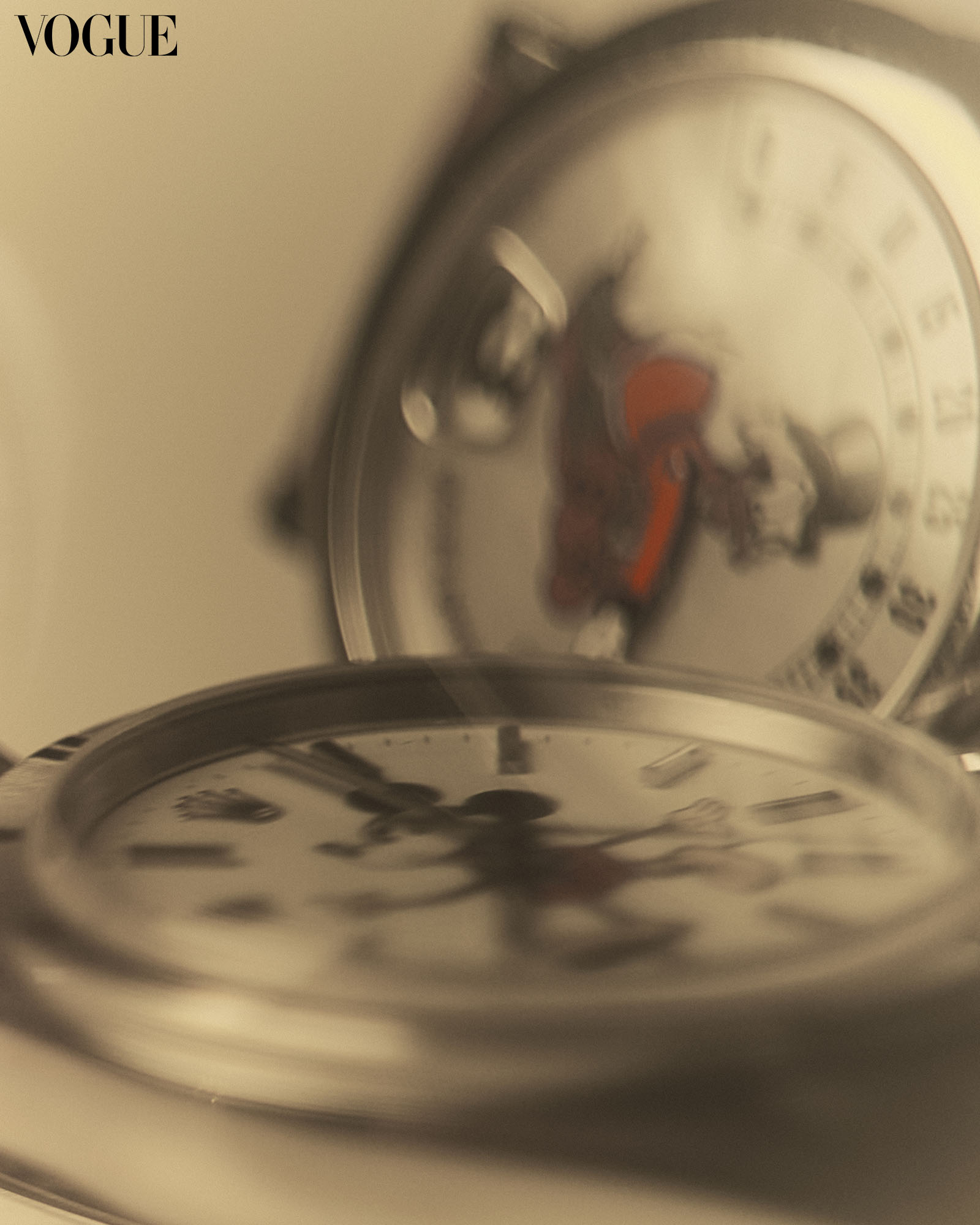 Close-up photo of Heart Evangelista’s Disney watches from Rolex and Gérard Genta.