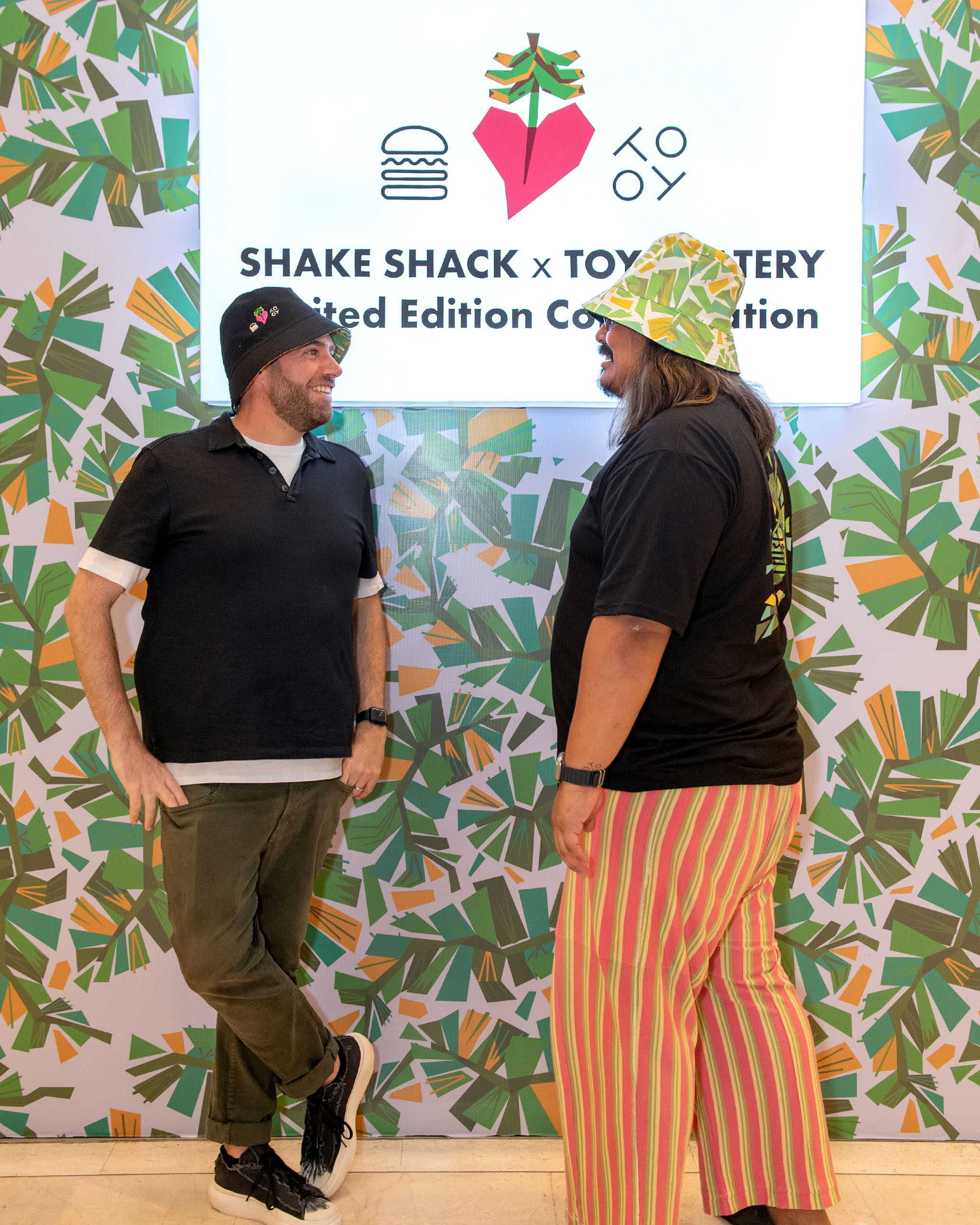 Mark Rosati and Jordy Navarra at the Shake Shack x Toyo Eatery collaboration.
