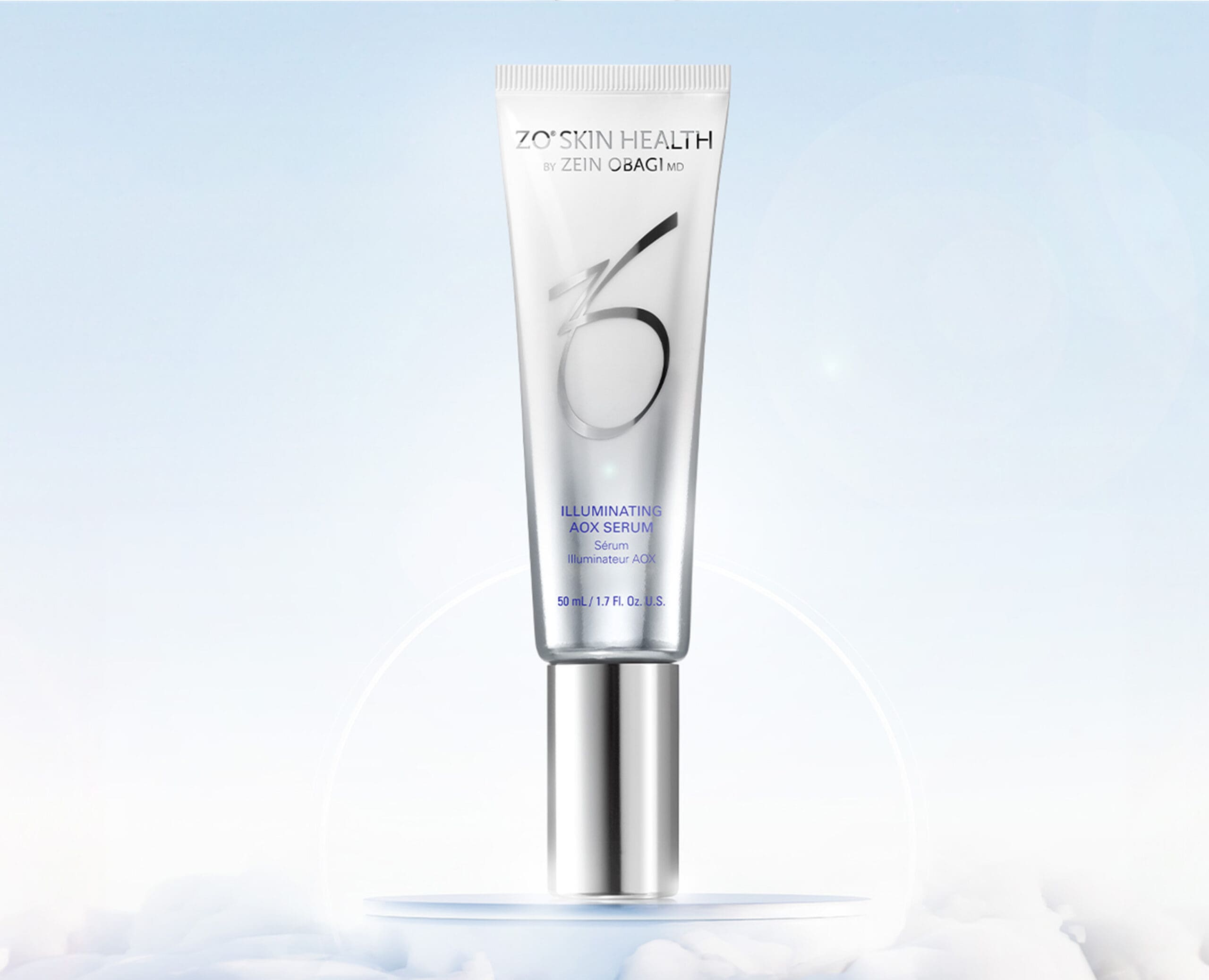 A tube of Belo Medical Group's ZO Illuminating AOX Serum