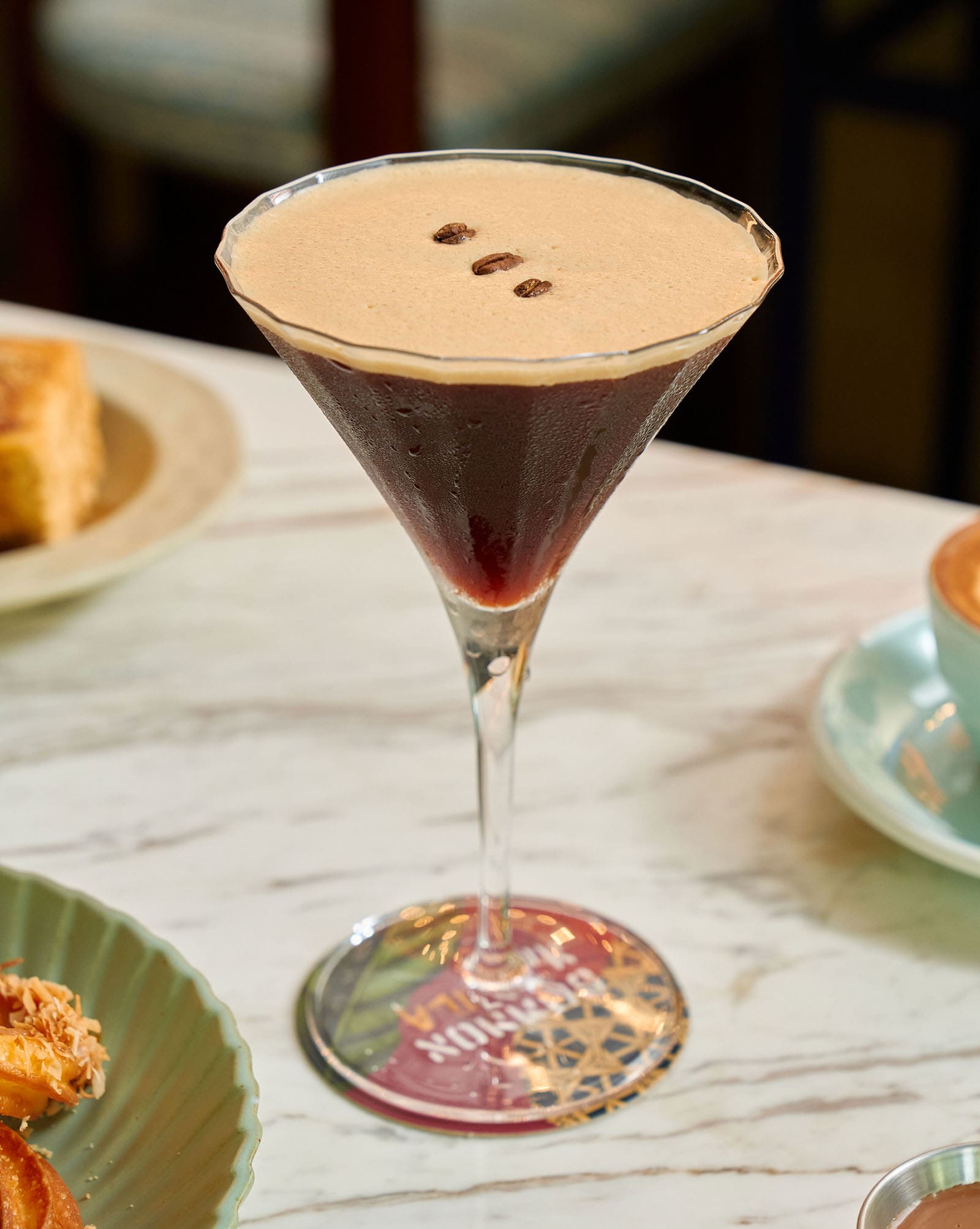 Common Man Coffee Roasters' 22 Martini placed on a table