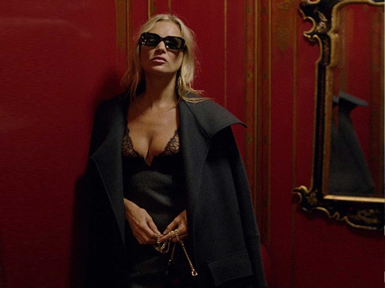 New Gucci face Kate Moss leaving The Savoy – where it all started out for the brand.