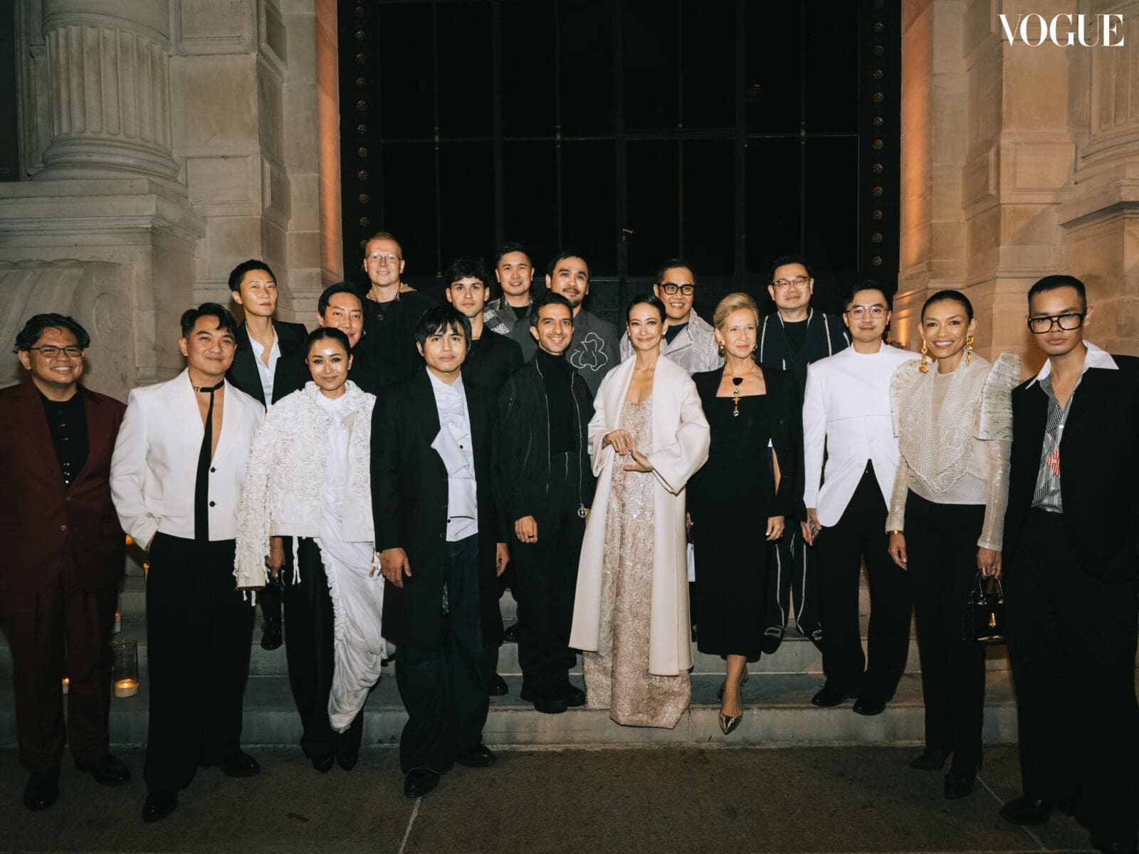 Vince Uy, Leslie Sun, Pam Quiñones, Desmond Lim, Venya Brykalin, Danyl Geneciran, Milan Djacic, Randolf Palanca, Imran Amed, Archie Carrasco, Bea Valdes, Suki Salvador, Bettina von Schlippe, Kulawit Laosuksri, Jann Pascua, Joyce Oreña, and Anz Hizon at Vogue Threads
