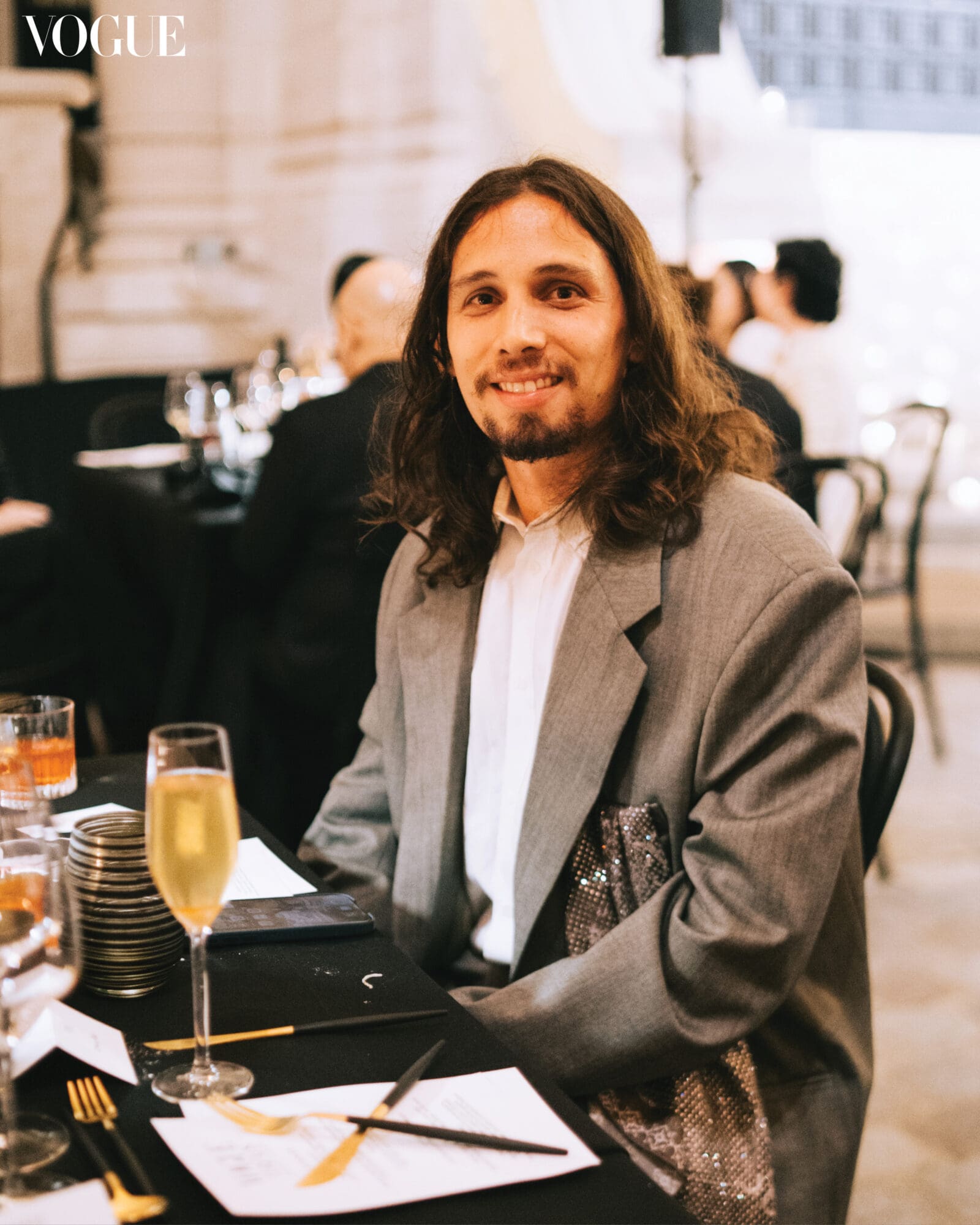 Anthony Alvarez at Vouge Threads