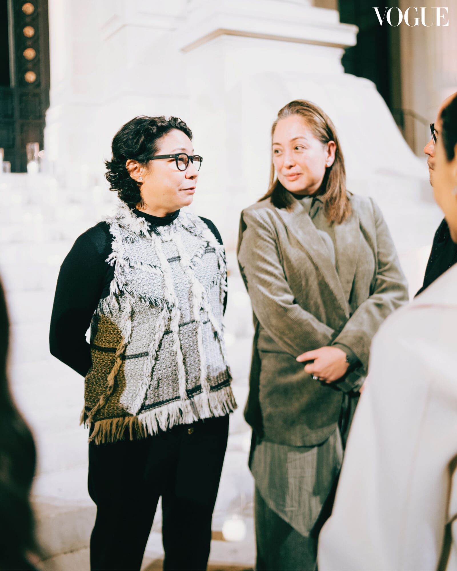 Isa Lorenzo and Rachel Rillo at Vogue Theads