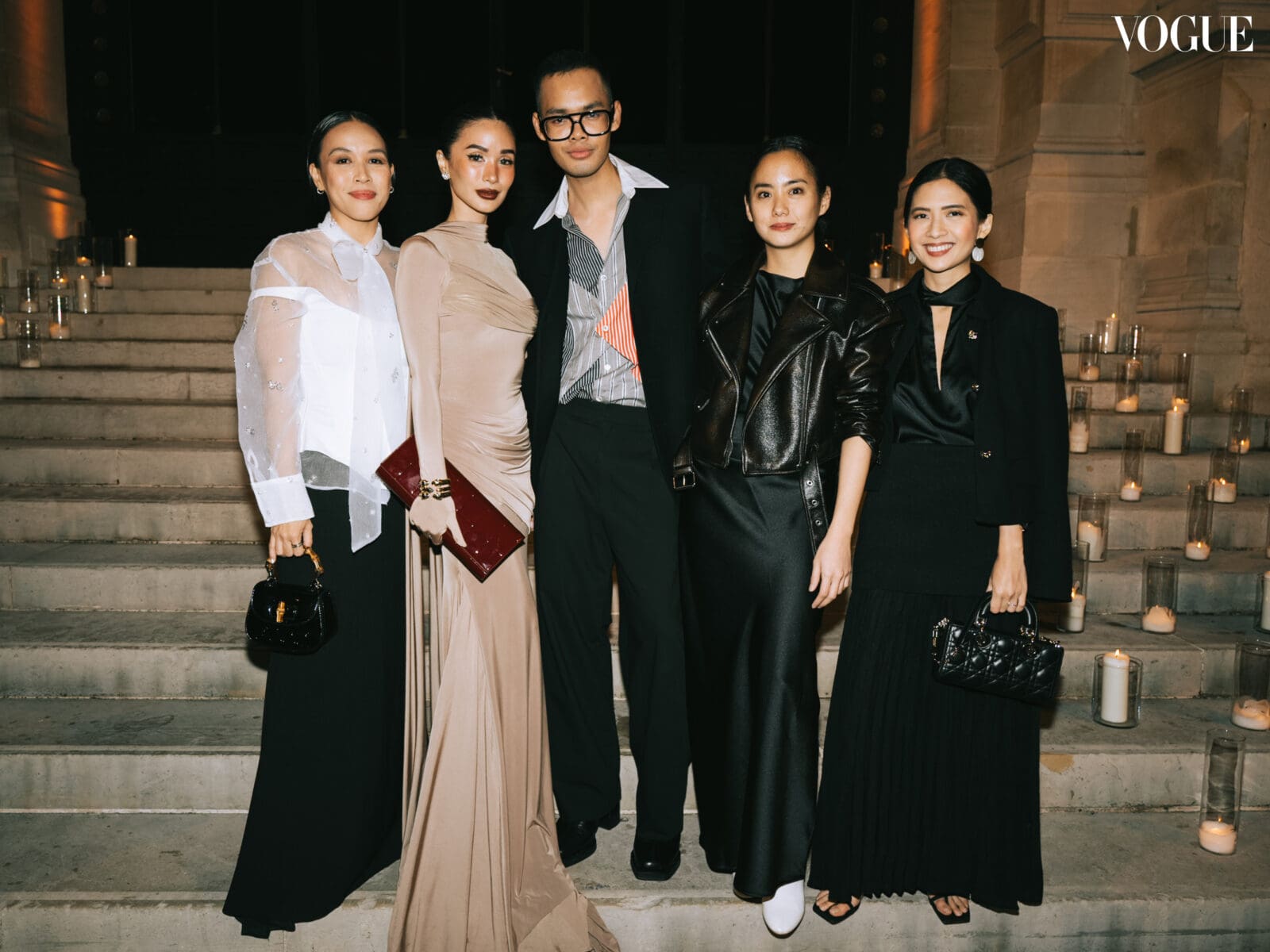 Andee Que, Heart Evangelista, Anz Hizon, Carmencita Sioson, and Bianca Cruz at Vogue Threads