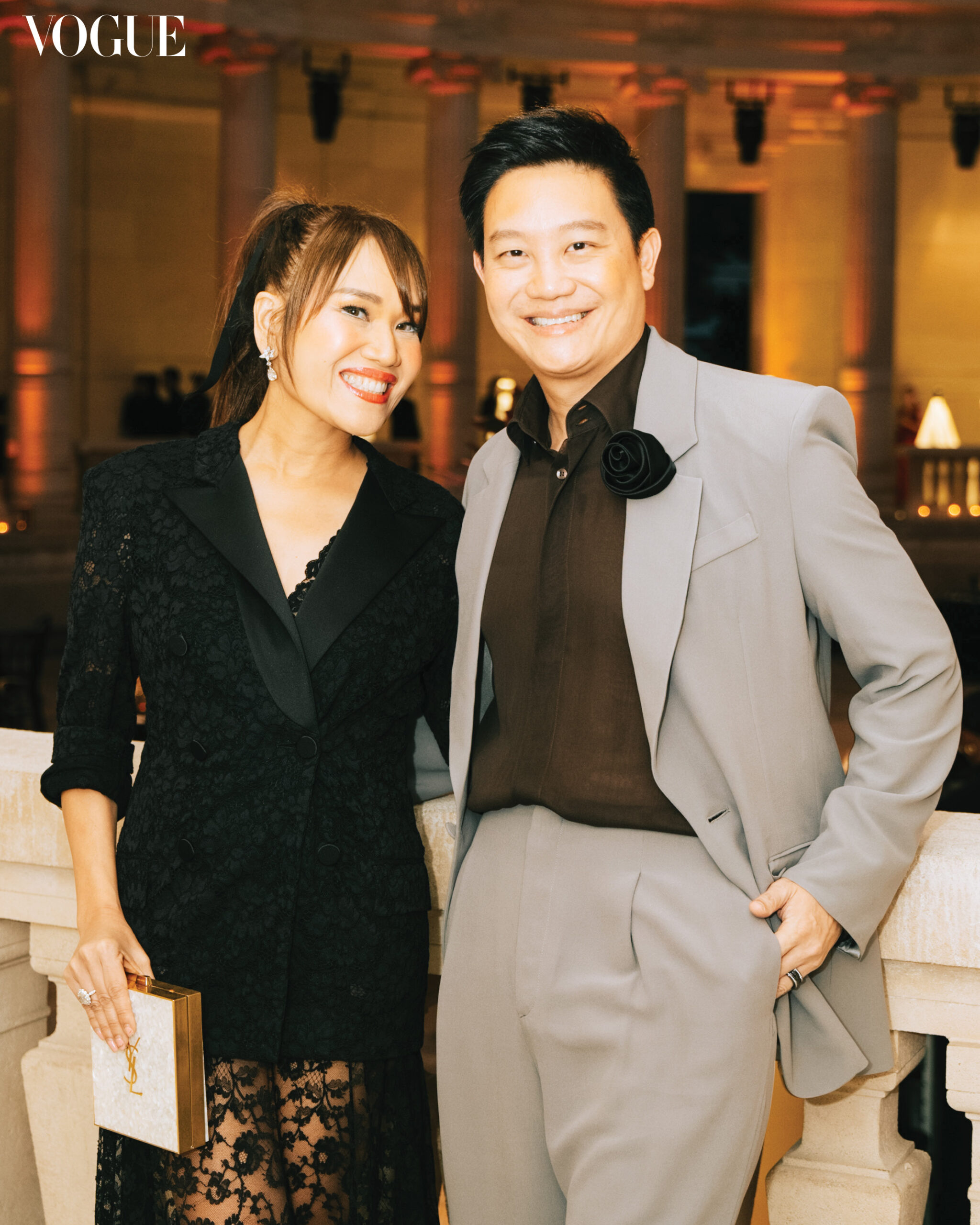 Drs. Aivee Teo and Z Teo at Vogue Threads.