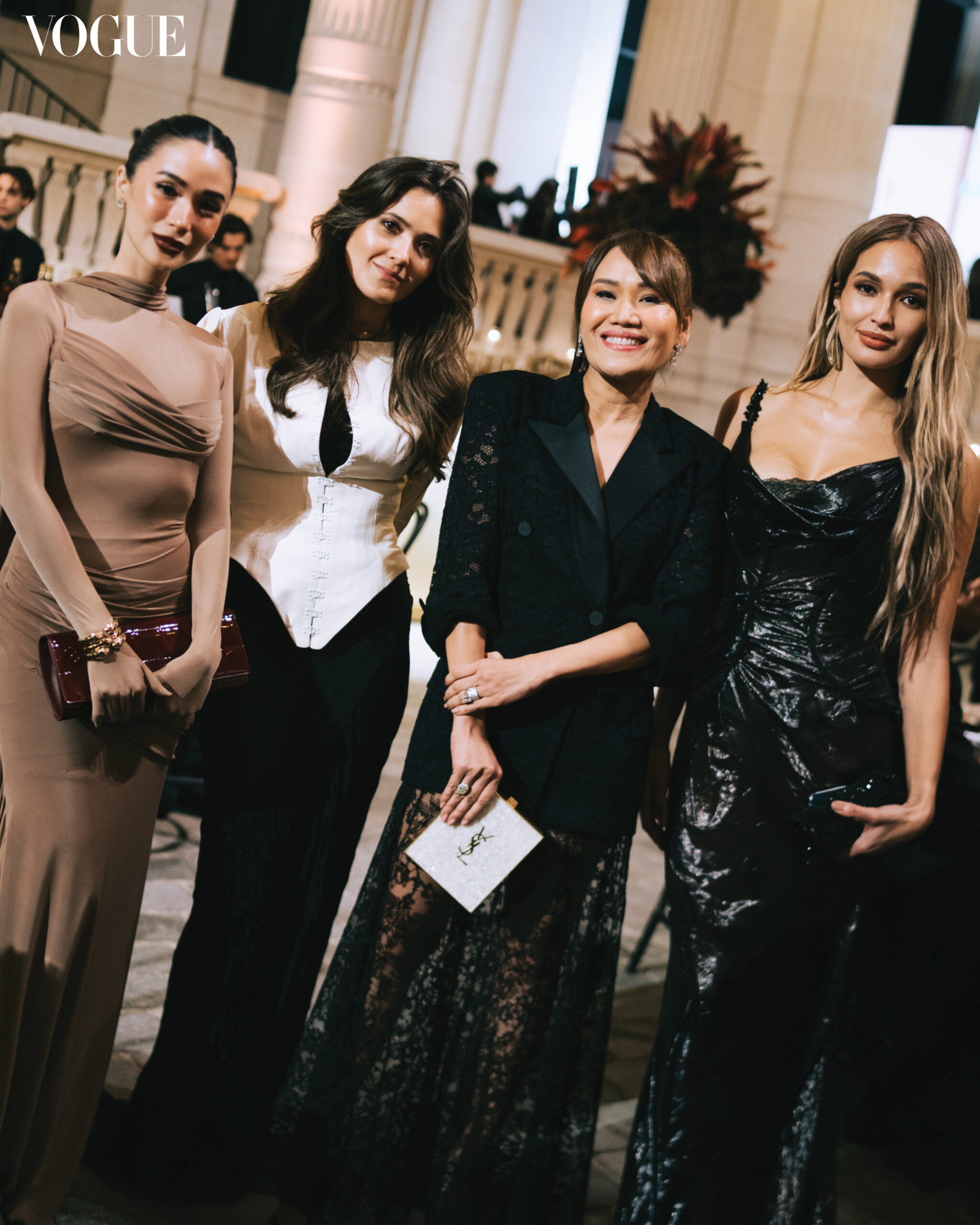Heart Evangelista, Kifu Augousti, Dr.Aivee Teo, and Sarah Lahbati at Vogue Threads