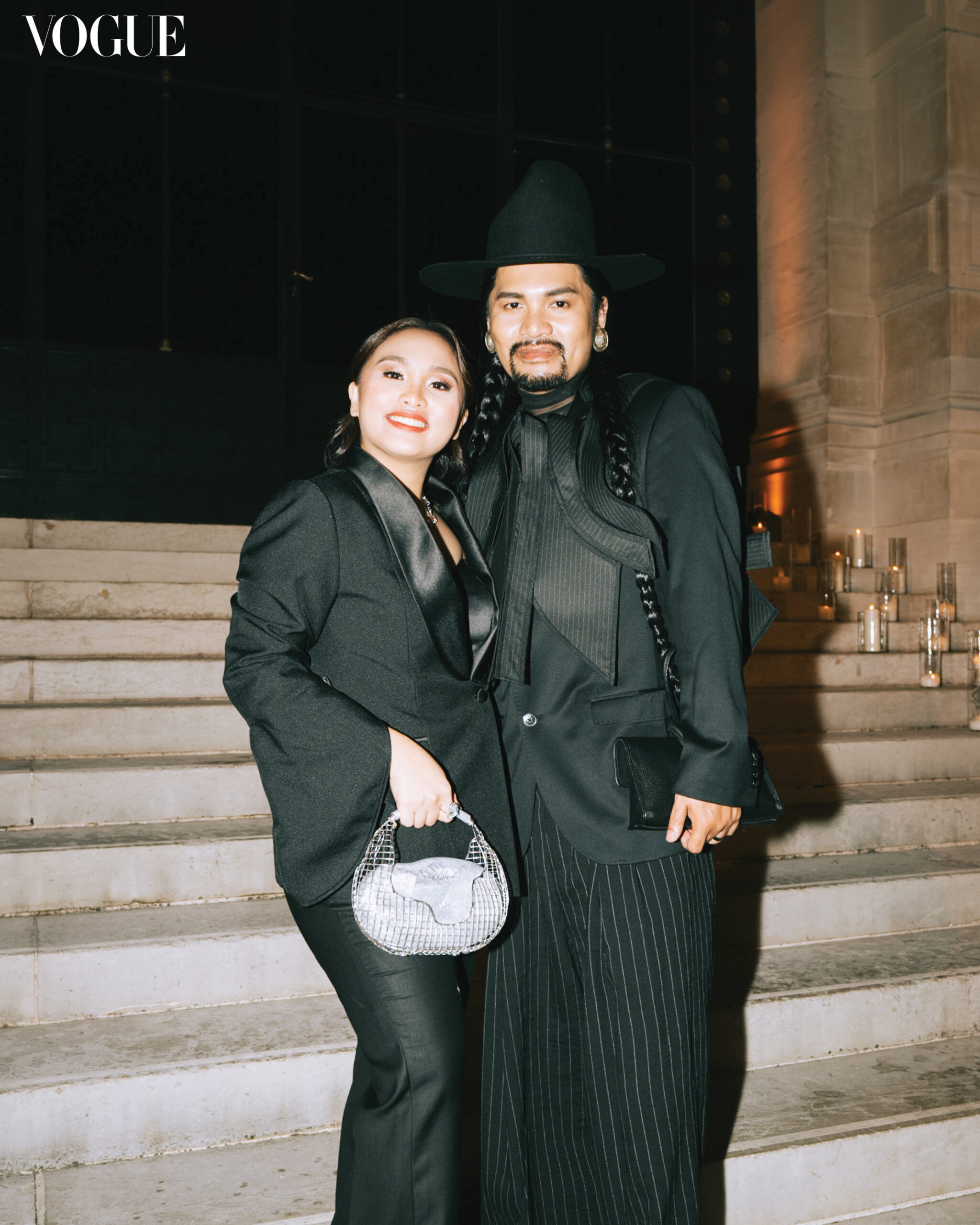 Rome Oamil and Racso Jugarap at Vogue Threads.