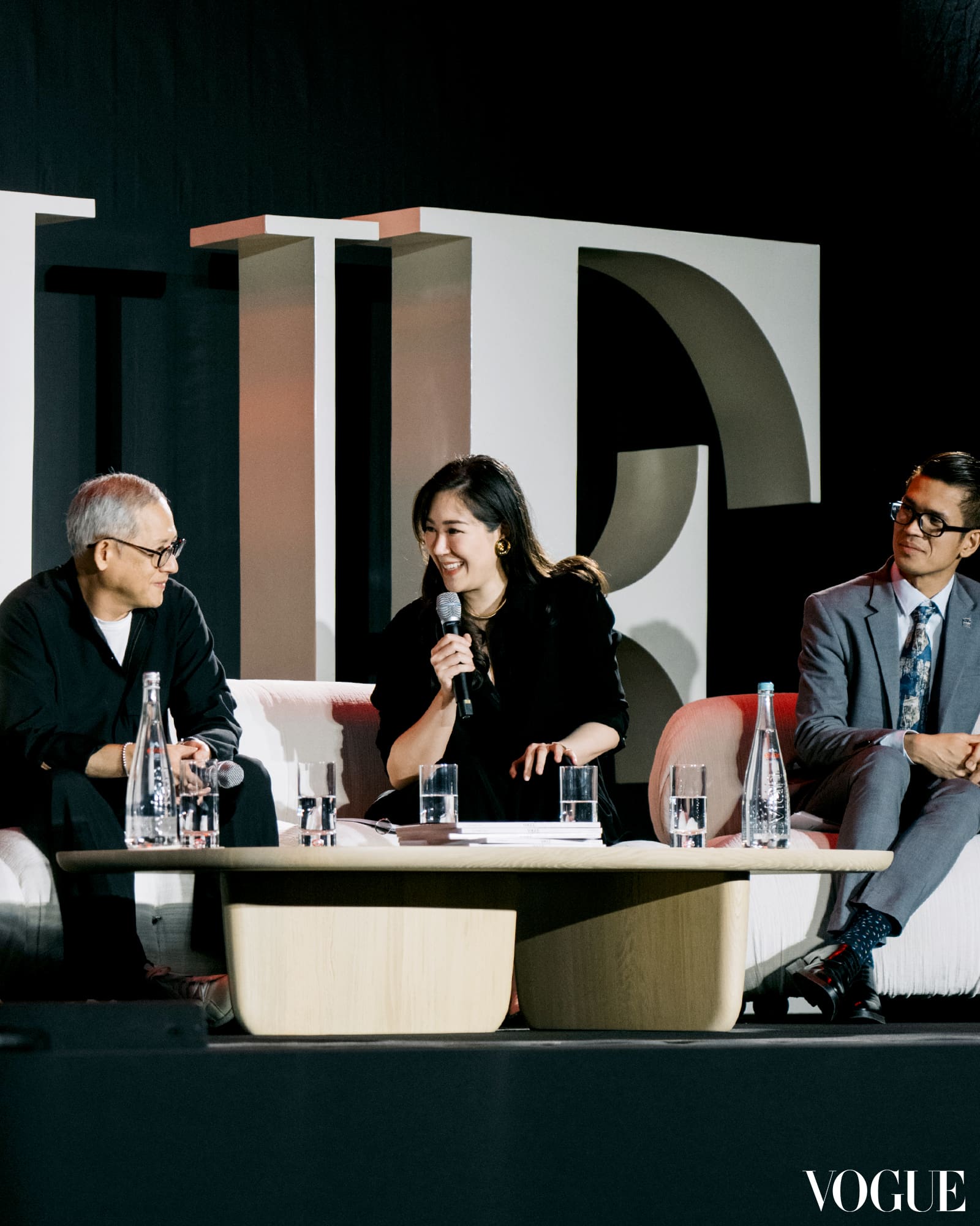 Jappy Gonzalez, Patty Ang, and JD Darong at Vogue Threads Manila