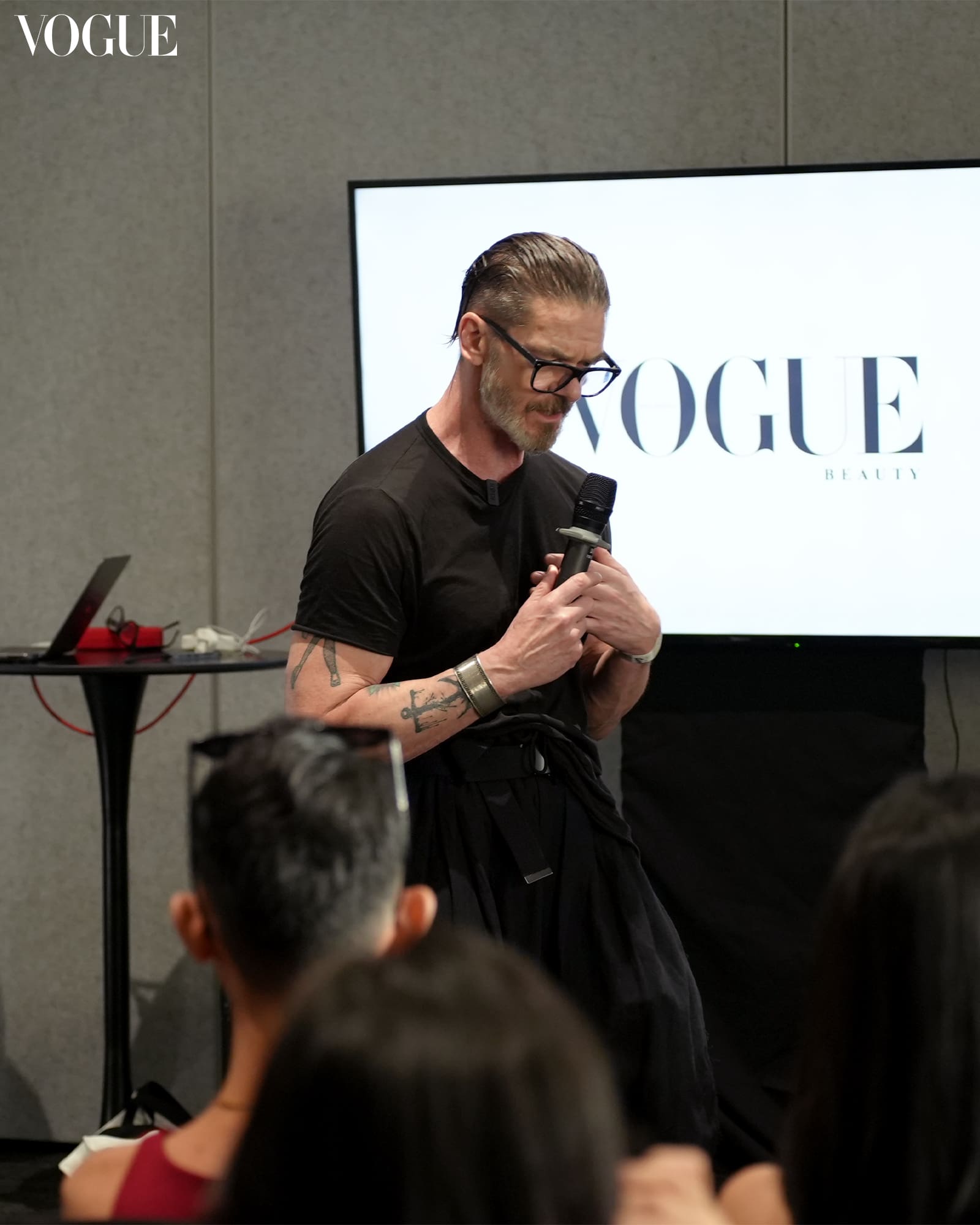 TONI&GUY's Bill Watson during their masterclass at Vogue Threads Manila