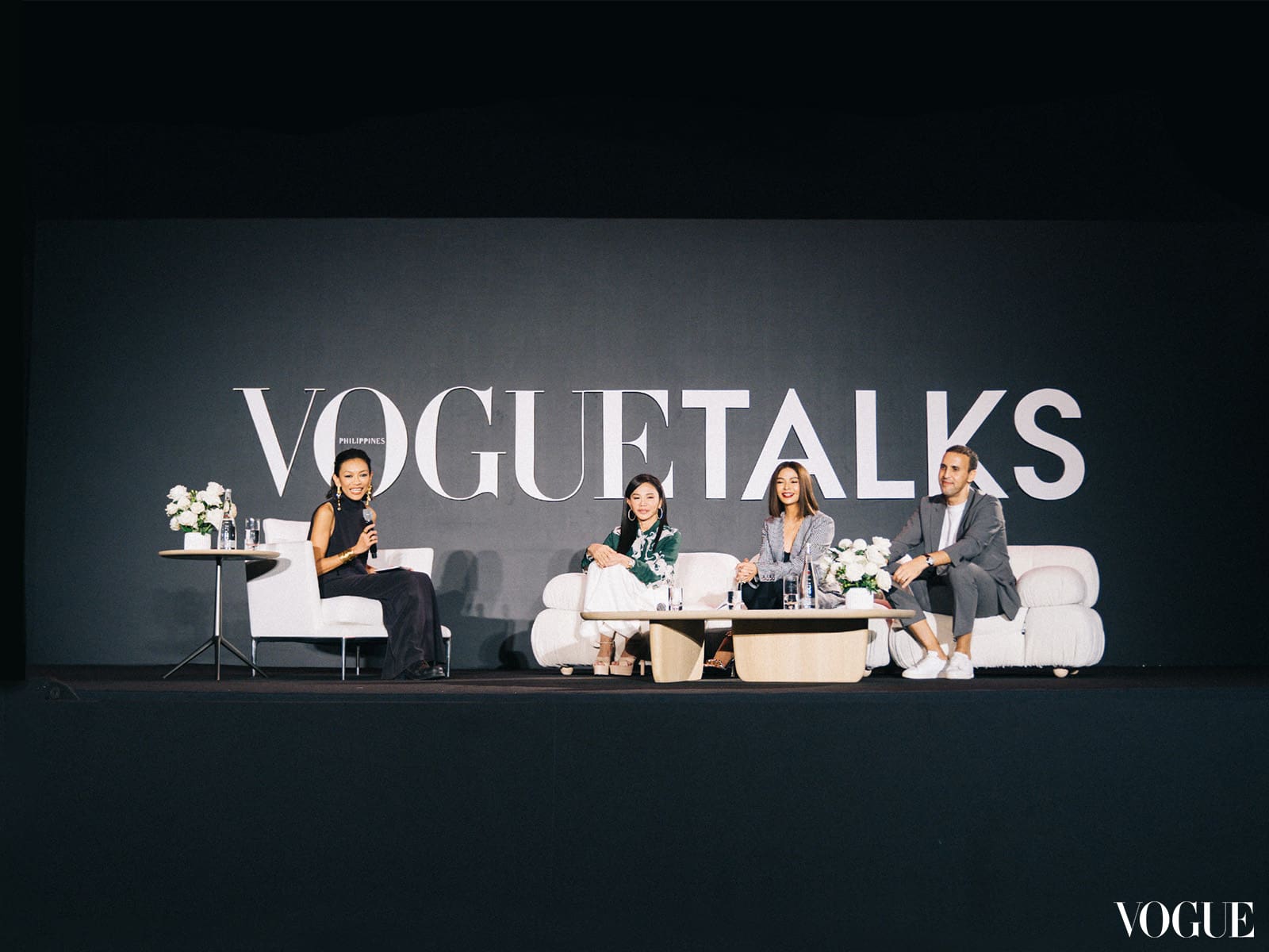 Joyce Oreña, Dr. Vicki Belo, Rissa Mananquil-Trillo, and Yassine Bakkari at Vogue Threads Manila